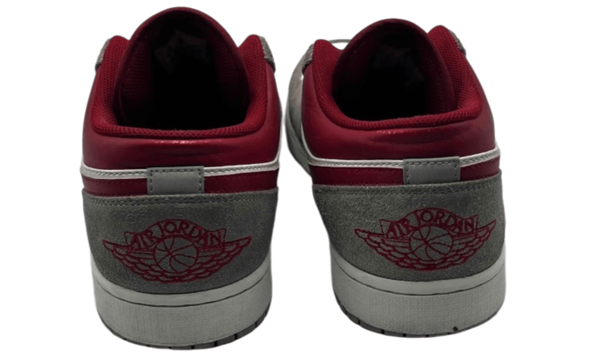 Jordan 1 Low SE Light Smoke Grey Gym Red (PreOwned) (No Box)