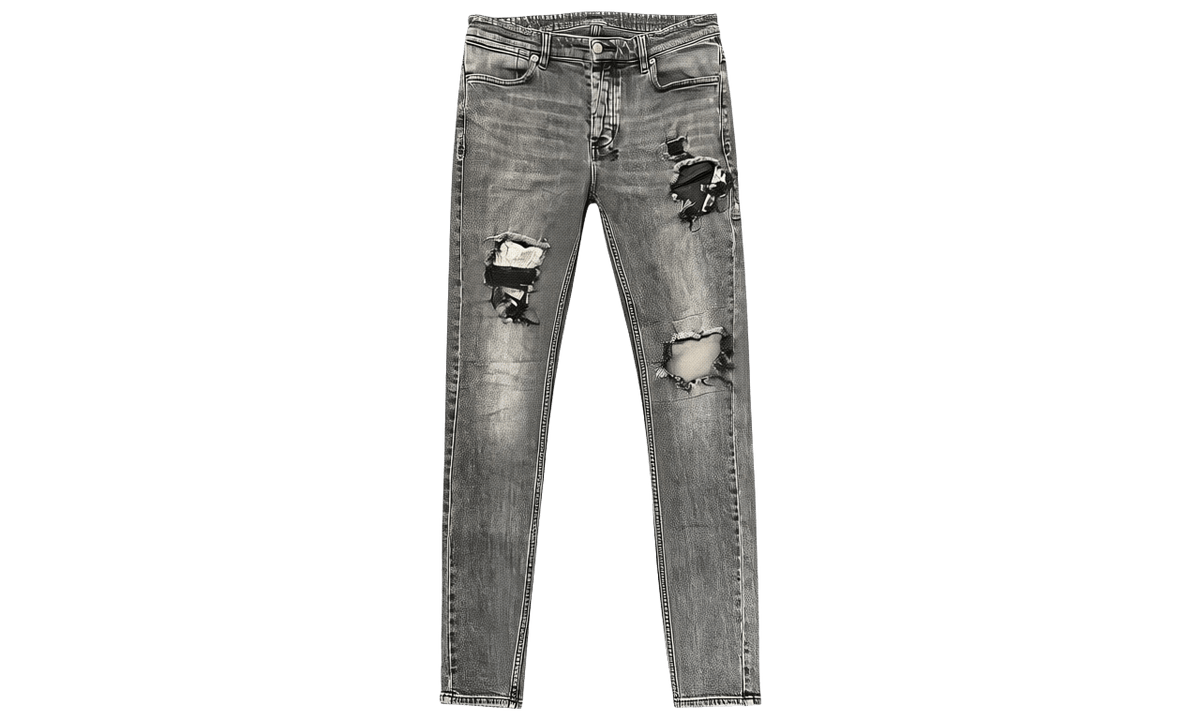 Ksubi Grey Wash Distressed Jean (PreOwned)