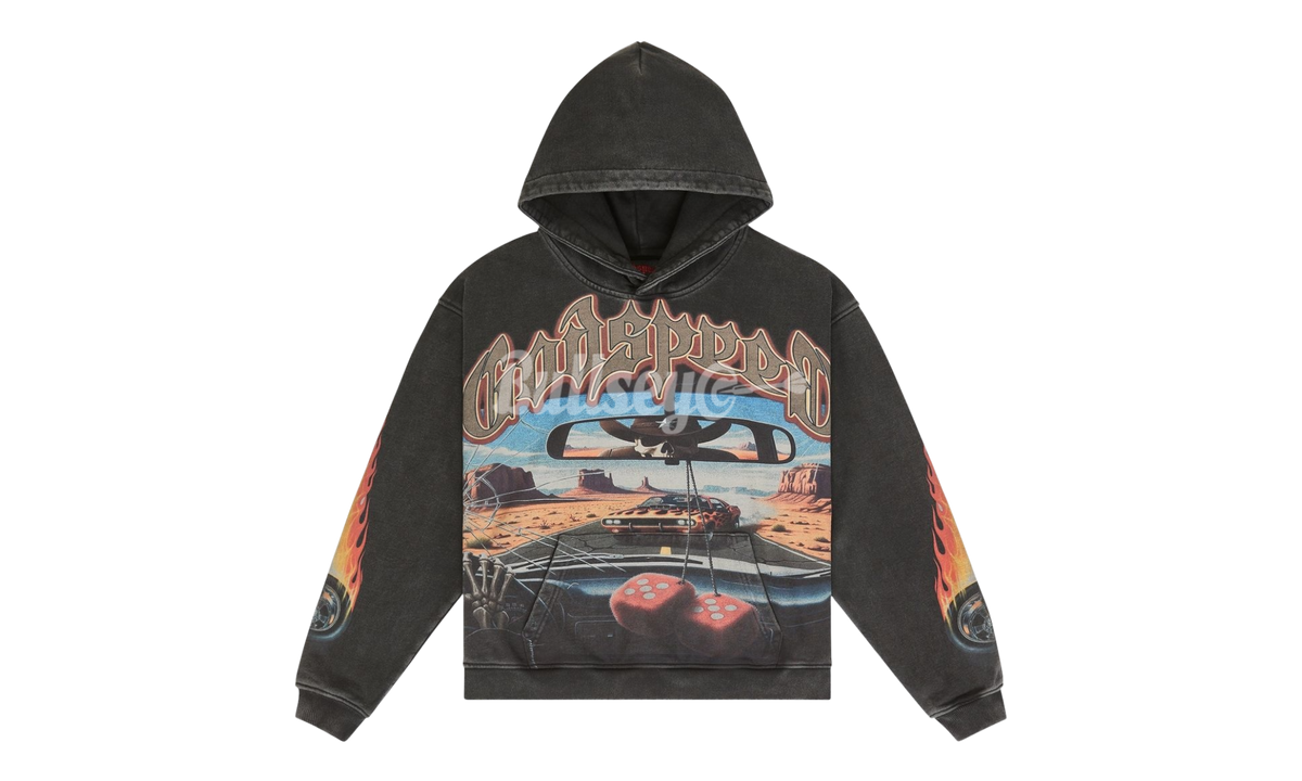 Godspeed On the Run II Washed Black Hoodie