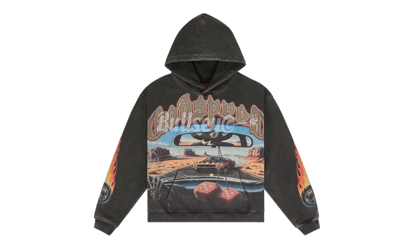 Godspeed On the Run II Washed Black Hoodie