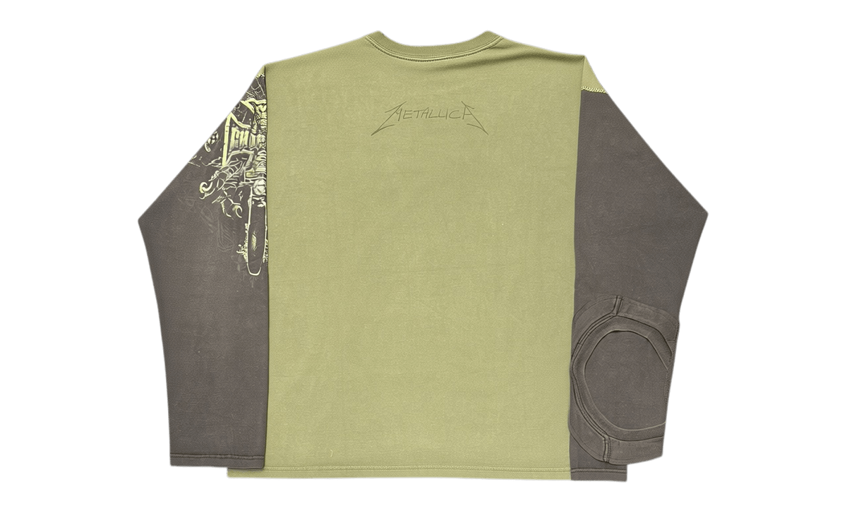 Poor Parker Vintage 1 of 1 Cut & Sewn Metallica Green Longsleeve T-Shirt