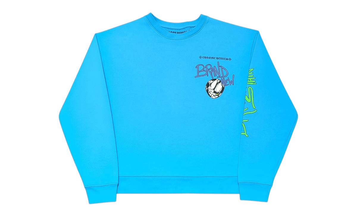 Chrome Hearts Matty Boy Blue Brain New Crewneck (PreOwned)