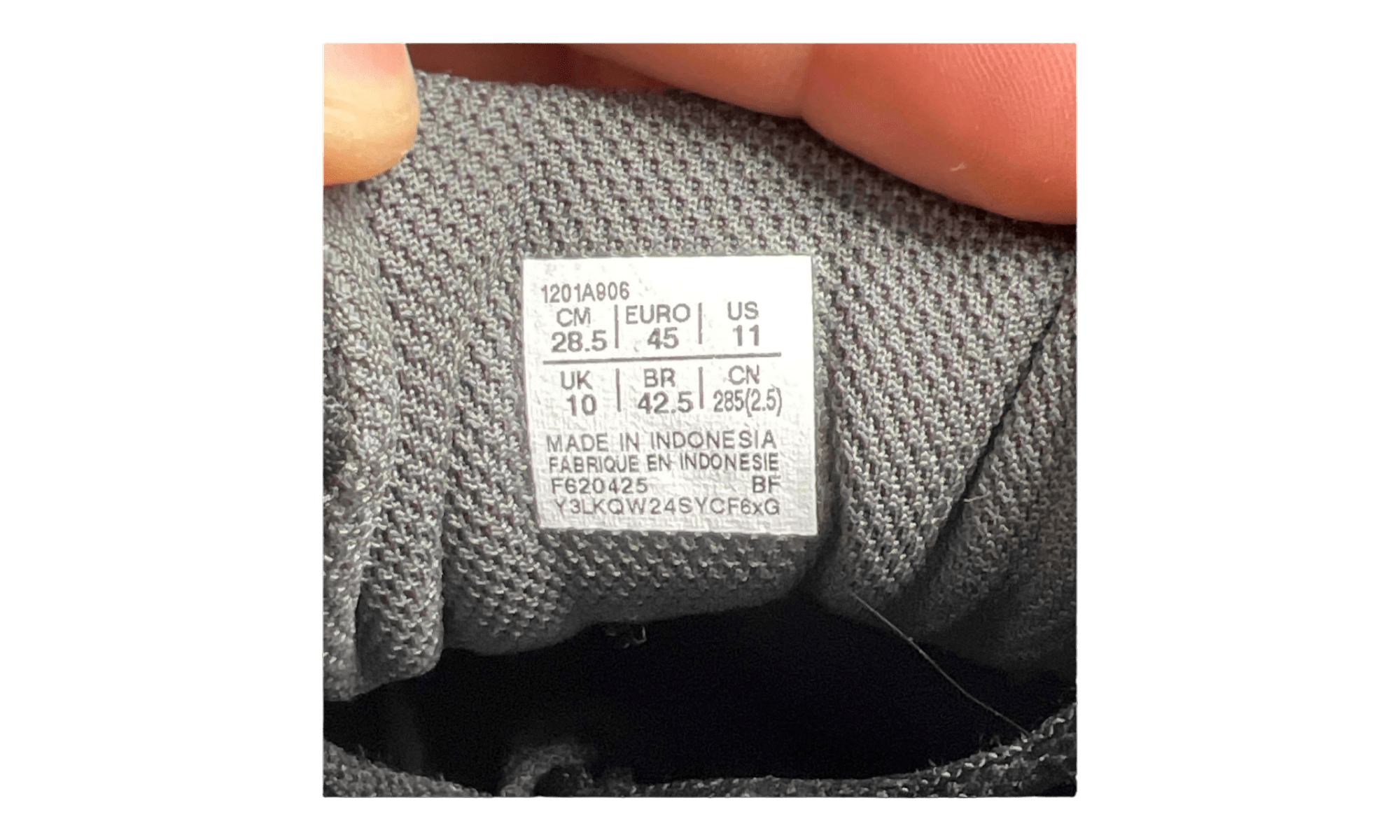 Asics Gel-1130 "Black Pure Silver" (PreOwned) (No Box)