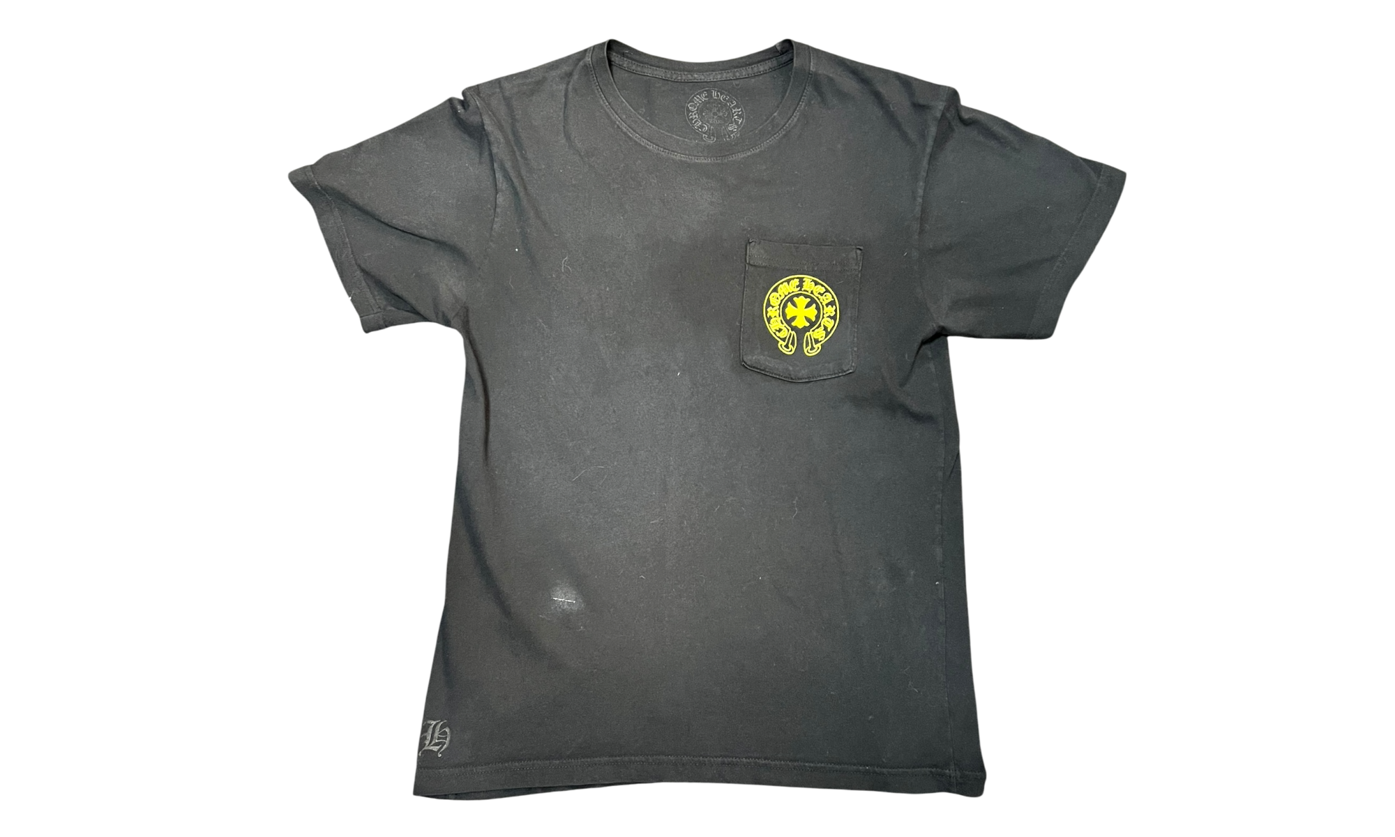 Chrome Hearts Neon Eye Chart Black T-Shirt (PreOwned)