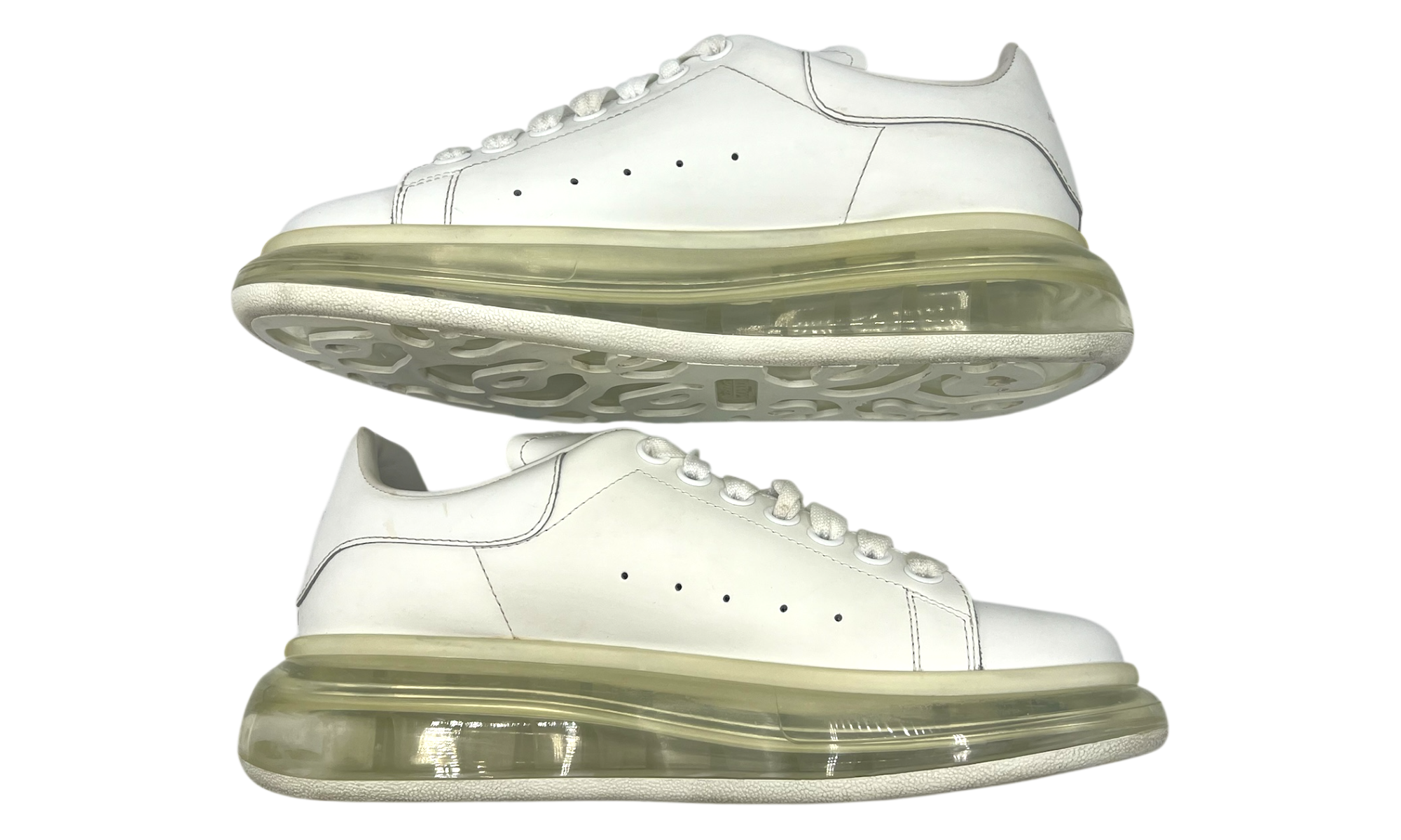 Alexander McQueen Oversized "Clear Sole White" (PreOwned)