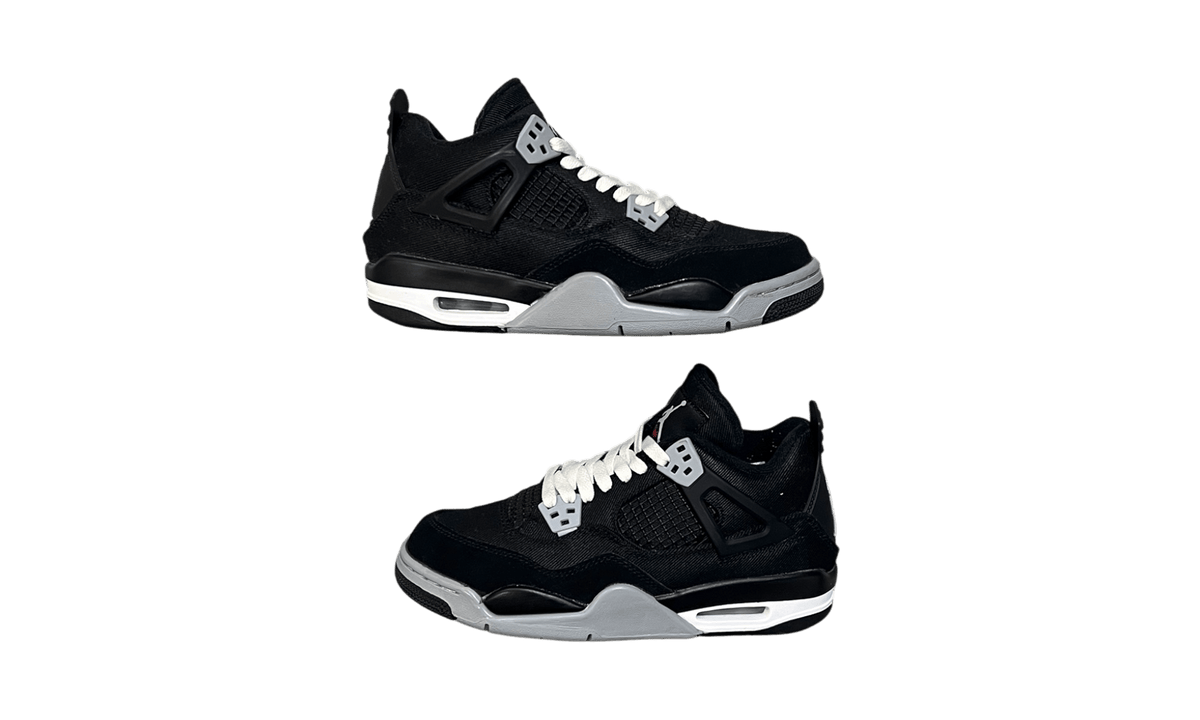 Air Jordan 4 Retro SE "Black Canvas" GS (PreOwned) (No Black Laces)