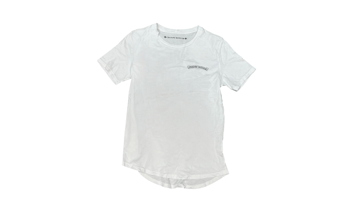 Chrome Hearts Vintage Scroll Cross White T-Shirt (PreOwned)