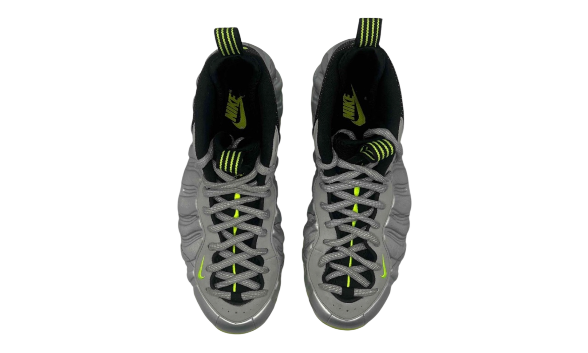 Nike Air Foamposite One Silver Volt Camo (PreOwned) (No Box)