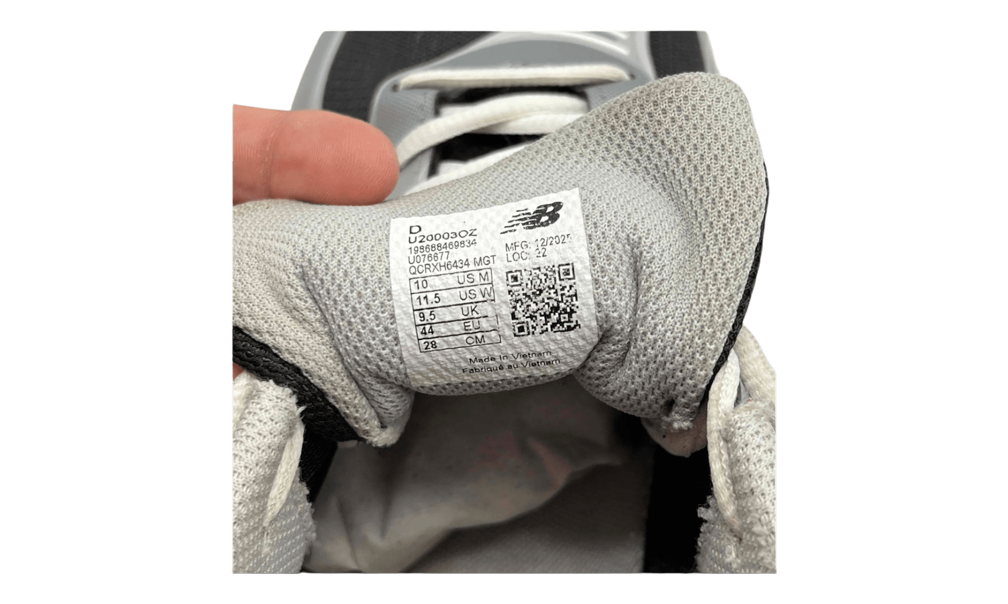 New Balance Abzorb 2000 Silver Metallic-Faded Black (PreOwned)