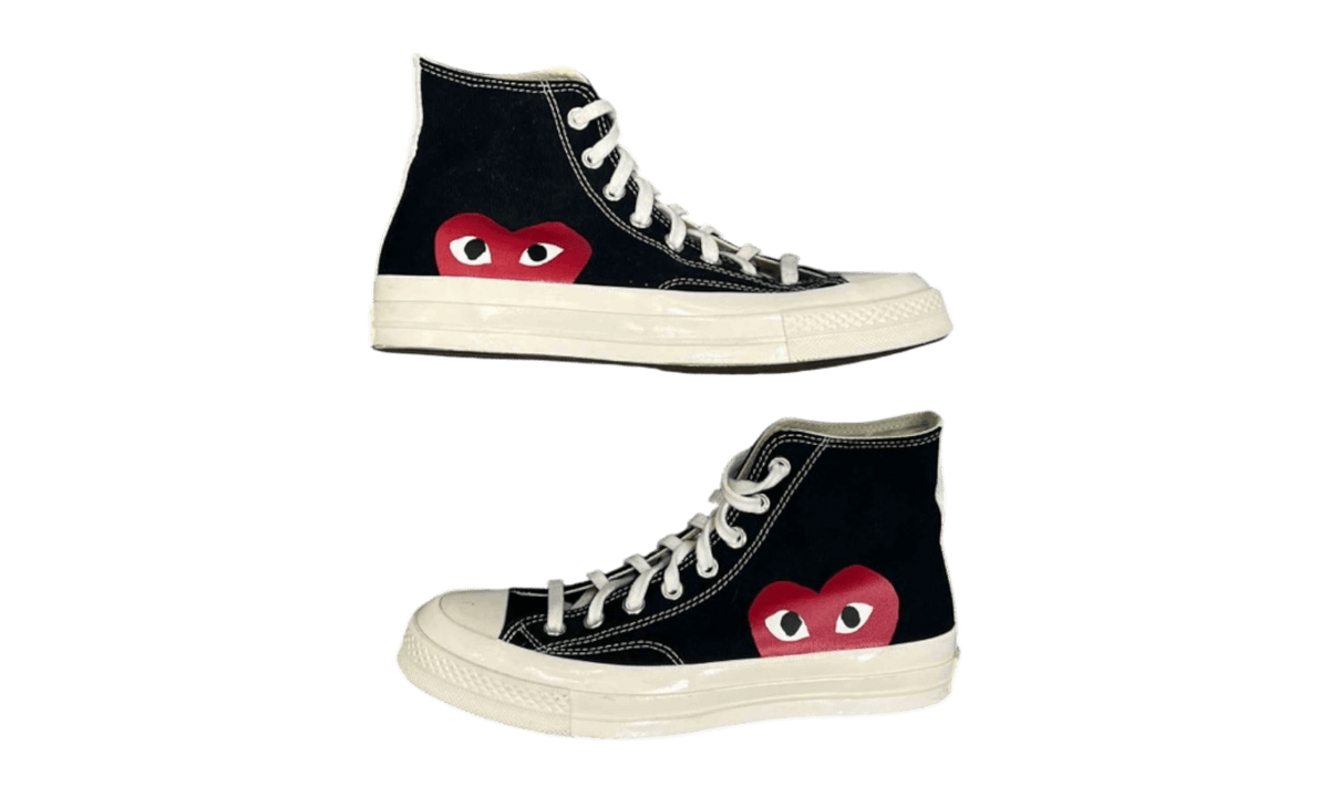 Converse Chuck Taylor All Star 70 Hi Comme des Garcons PLAY Black (PreOwned) (No Box)