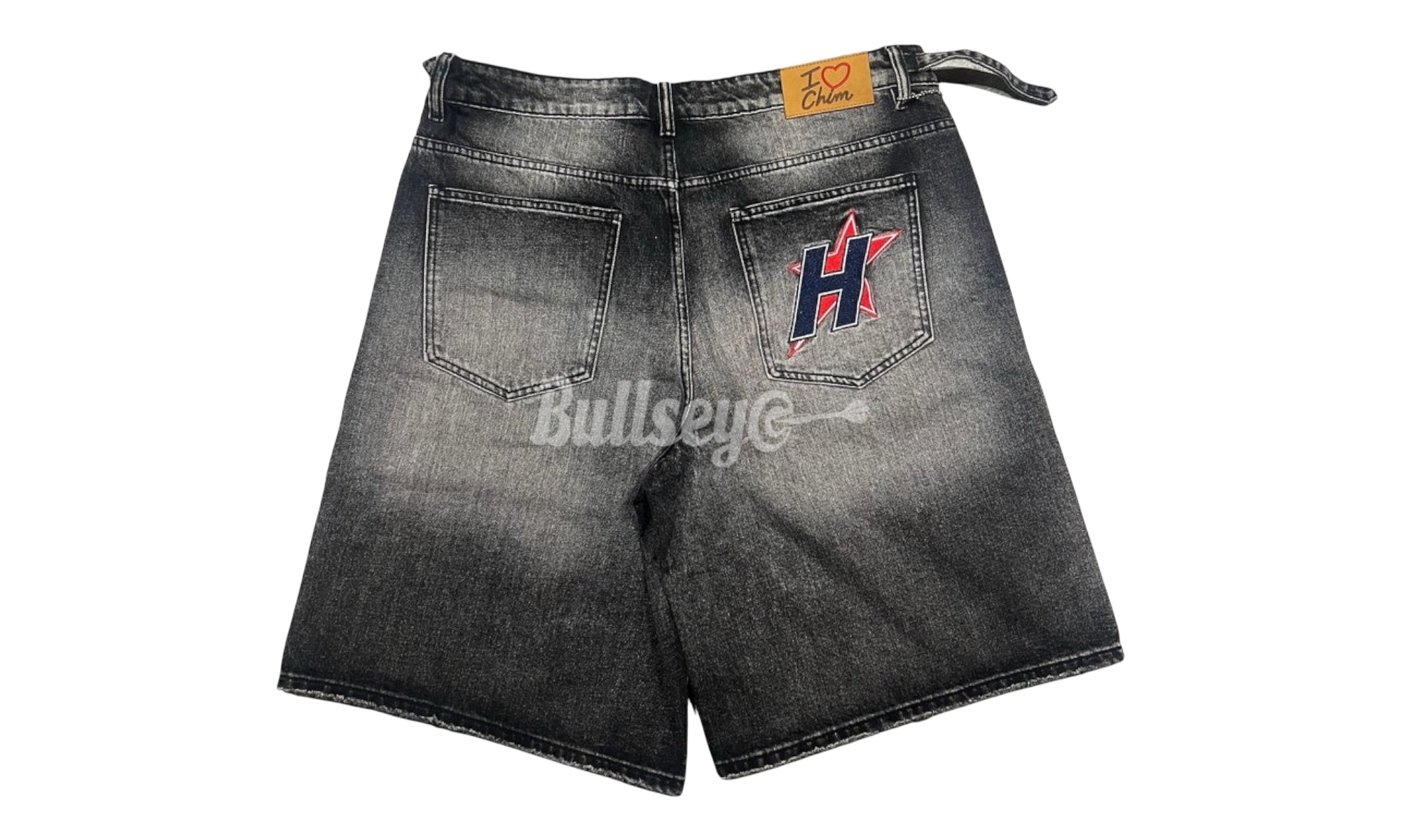 HMDD Crystal Black Jean Shorts