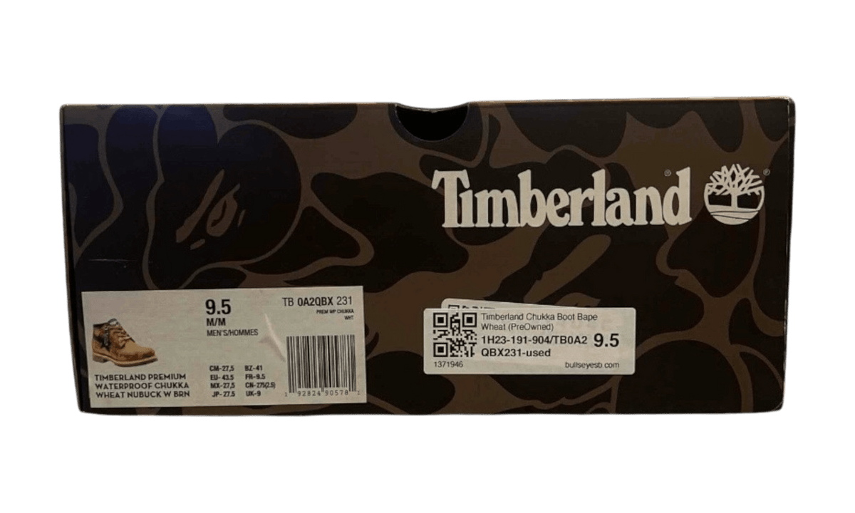 Timberland Chukka Boot Bape Wheat (PreOwned)