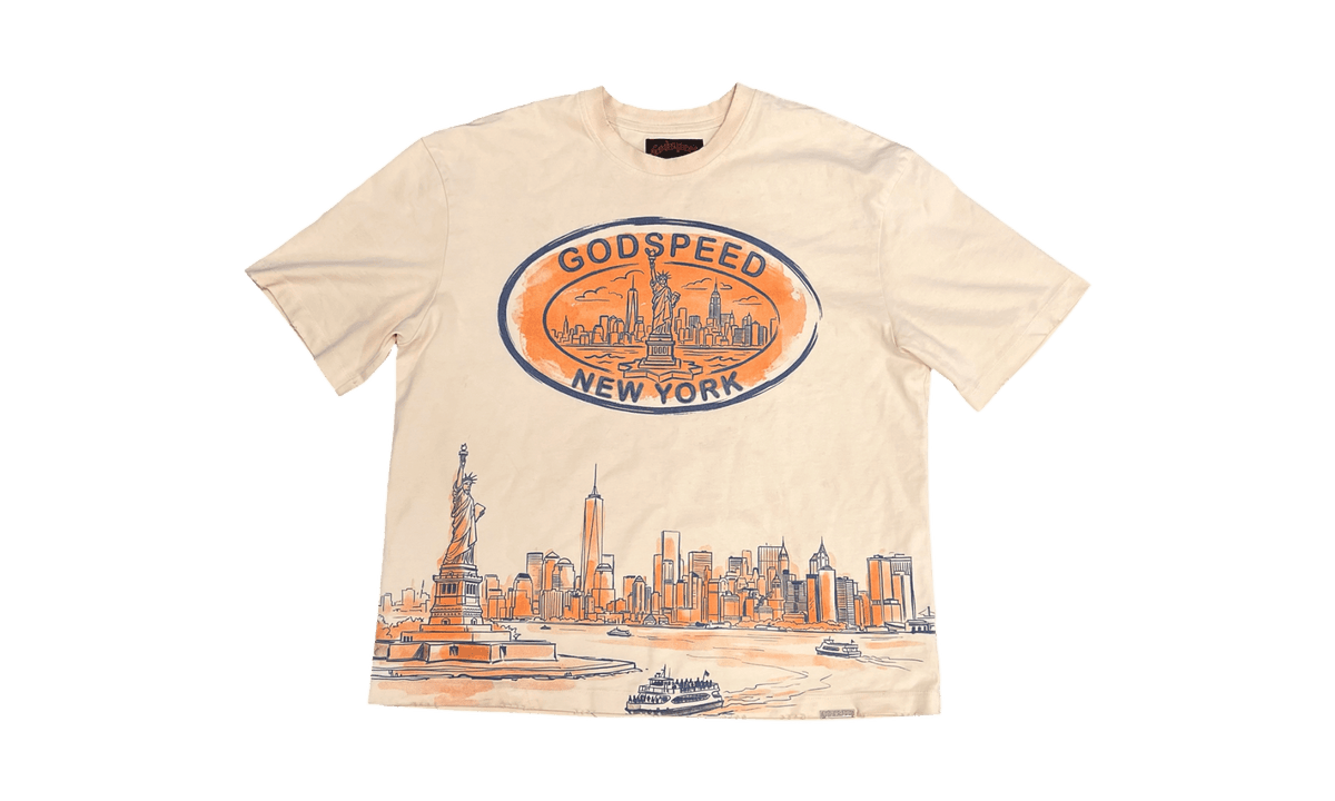 Godspeed New York Skyline Bone T-Shirt (PreOwned)
