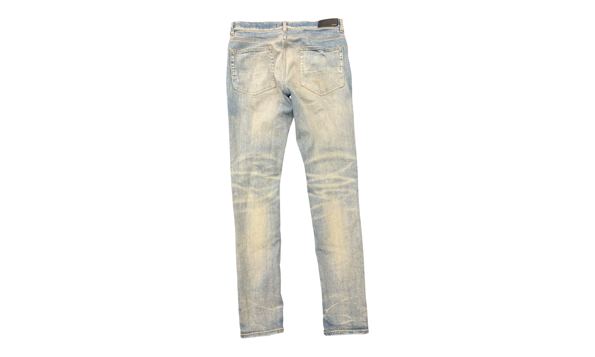 Amiri Cracked Paint Orange MX1 ( Preowned )