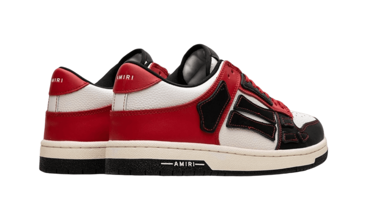 Amiri Skel-Top Low Black Red White Sneakers
