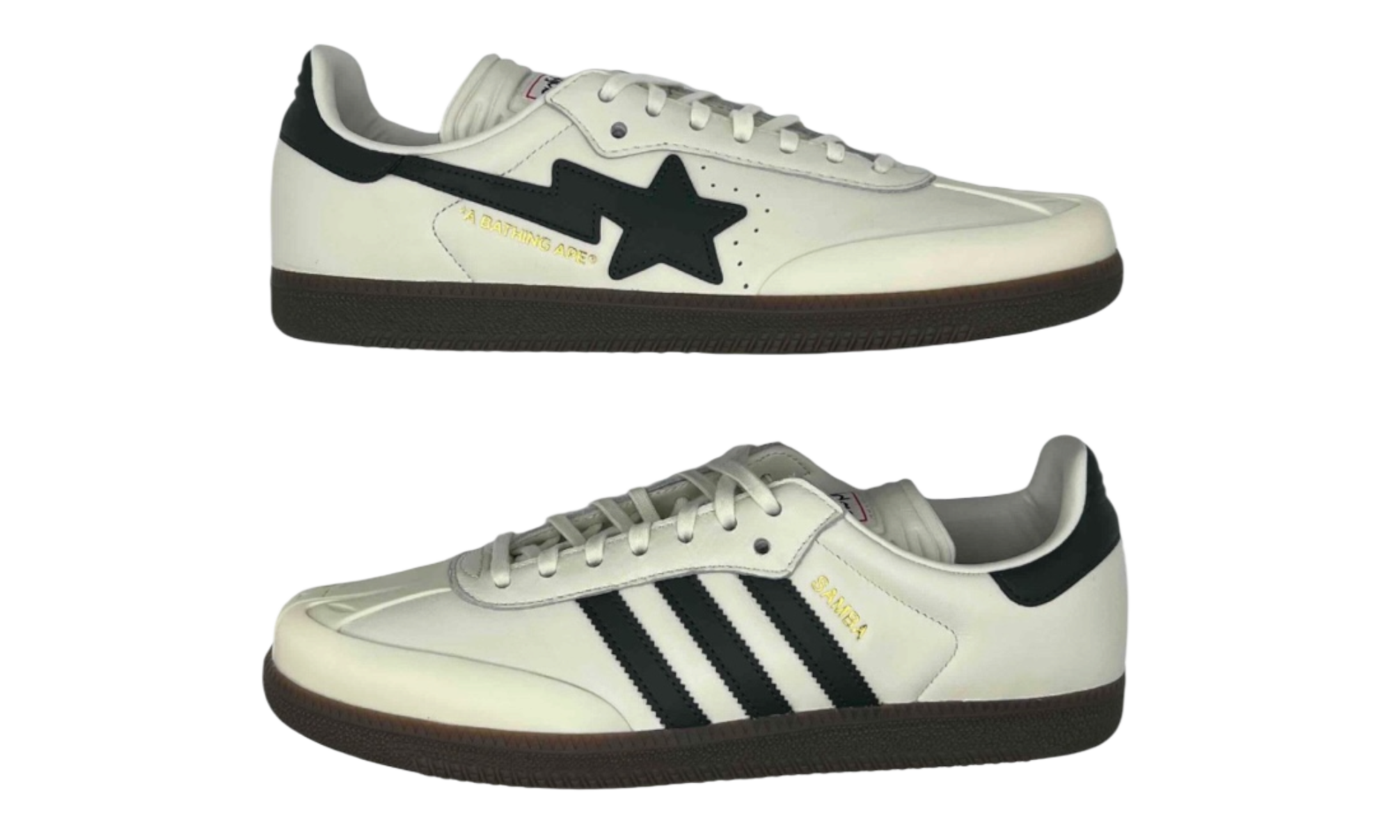 adidas Samba Bape World Cup Pack White Forest (PreOwned)