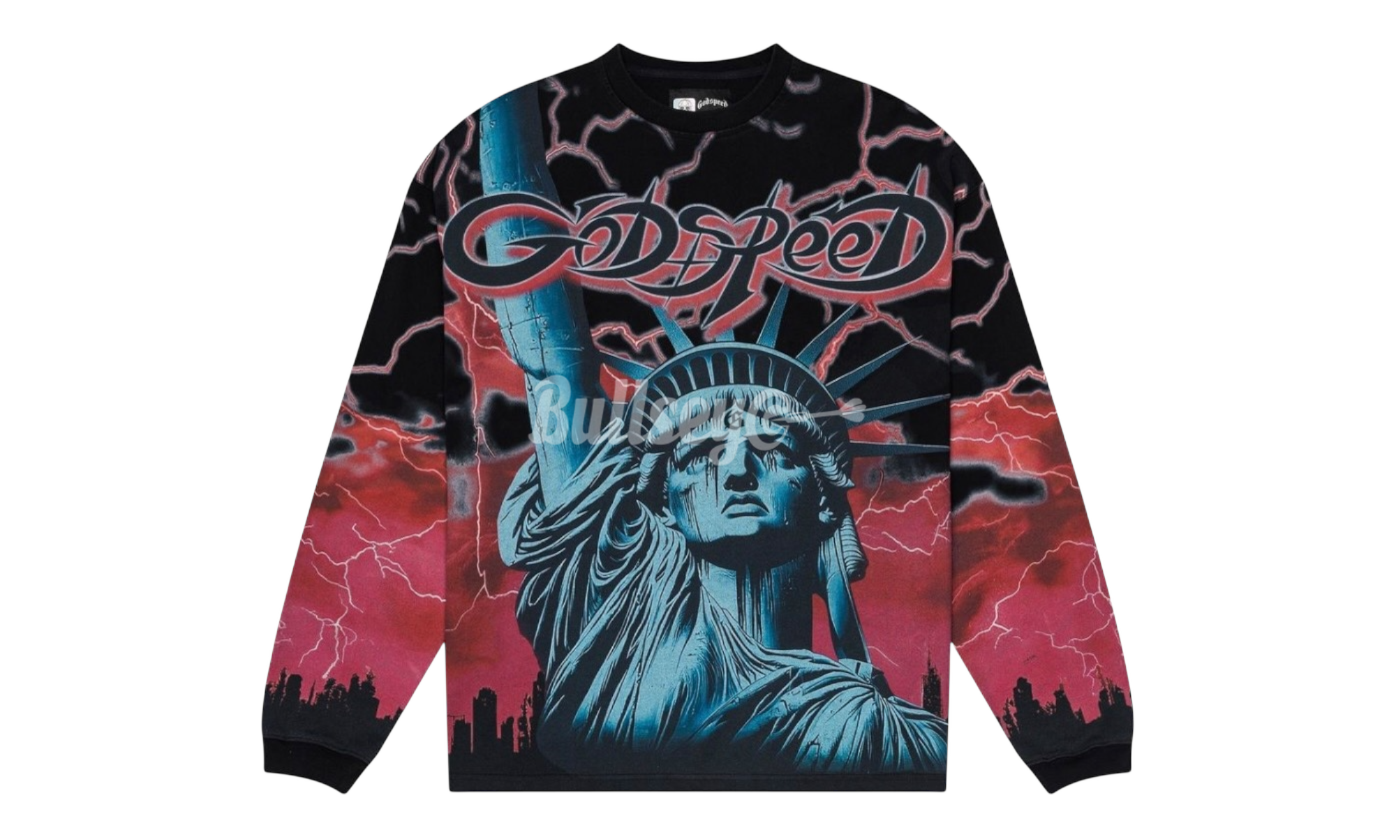 Godspeed Red Voltage Black Longsleeve T-Shirt