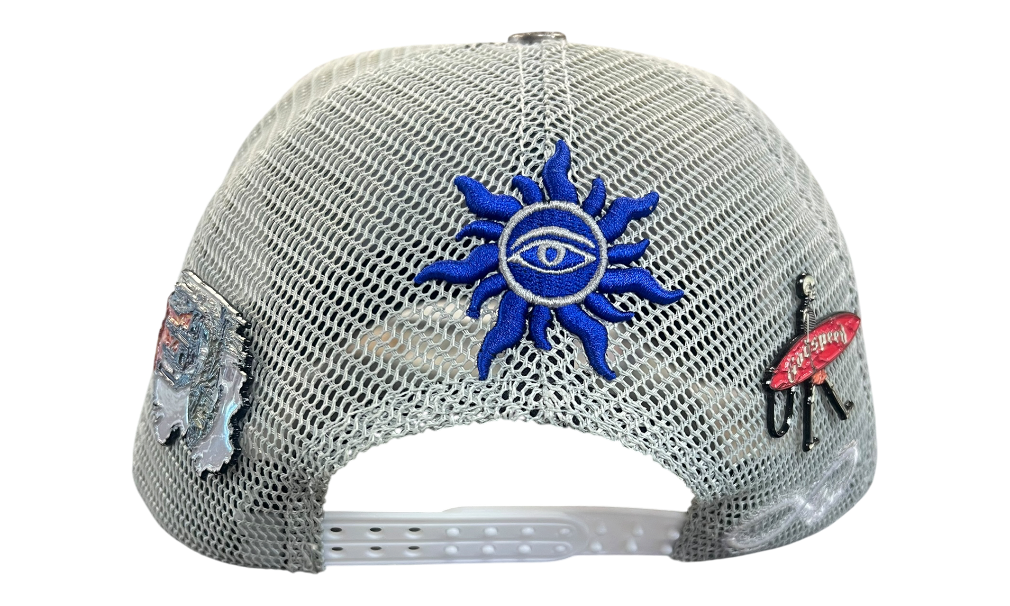 Godspeed Forever Grey Royal Blue Trucker Hat (PreOwned)