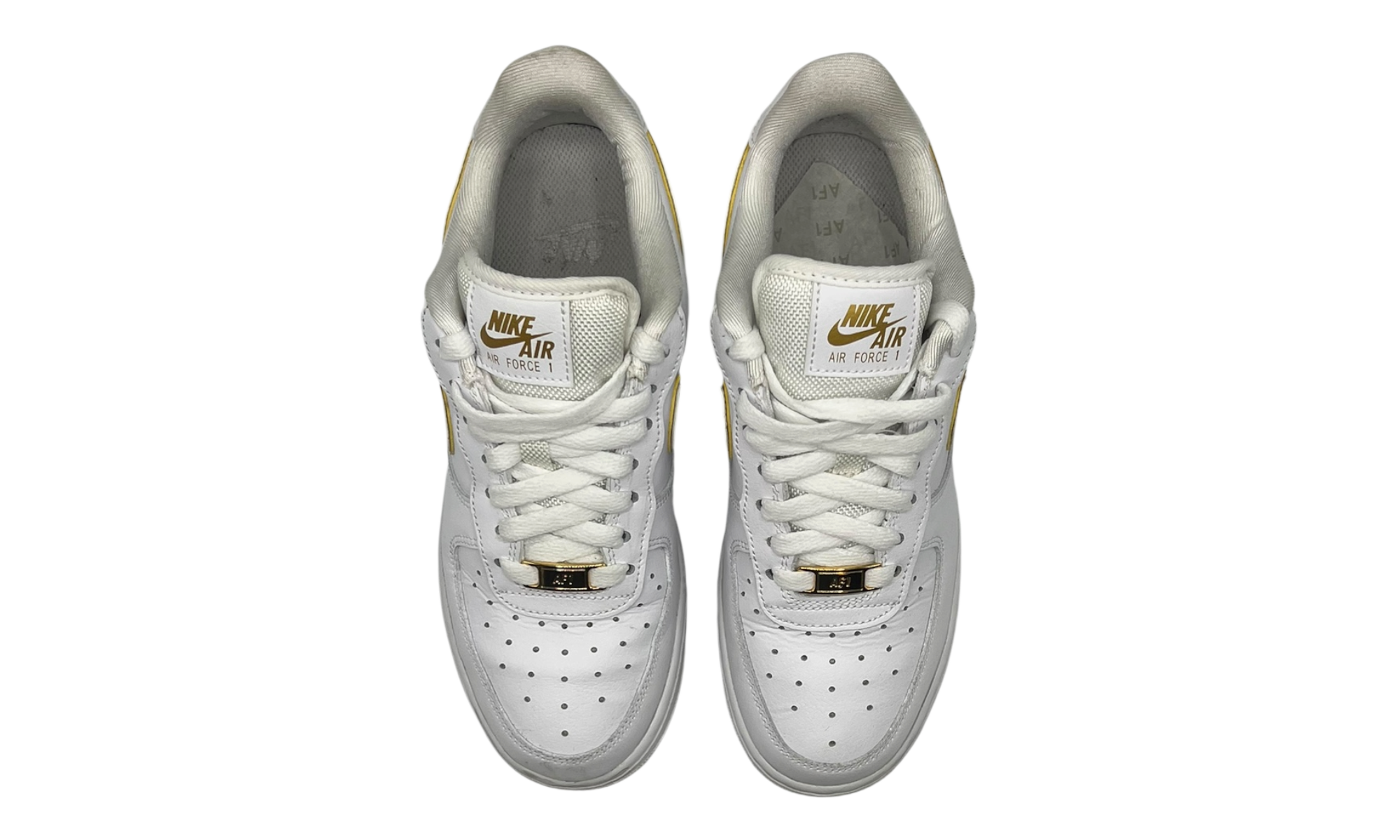 Nike Air Force 1 Low Shadow White Gold (Women's)(PreOwned)