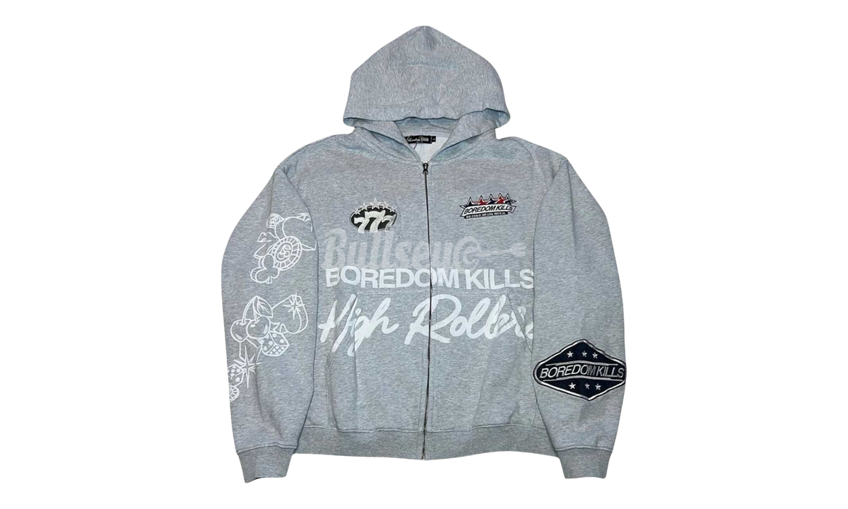 Boredom Kills High Rollers Grey Hoodie