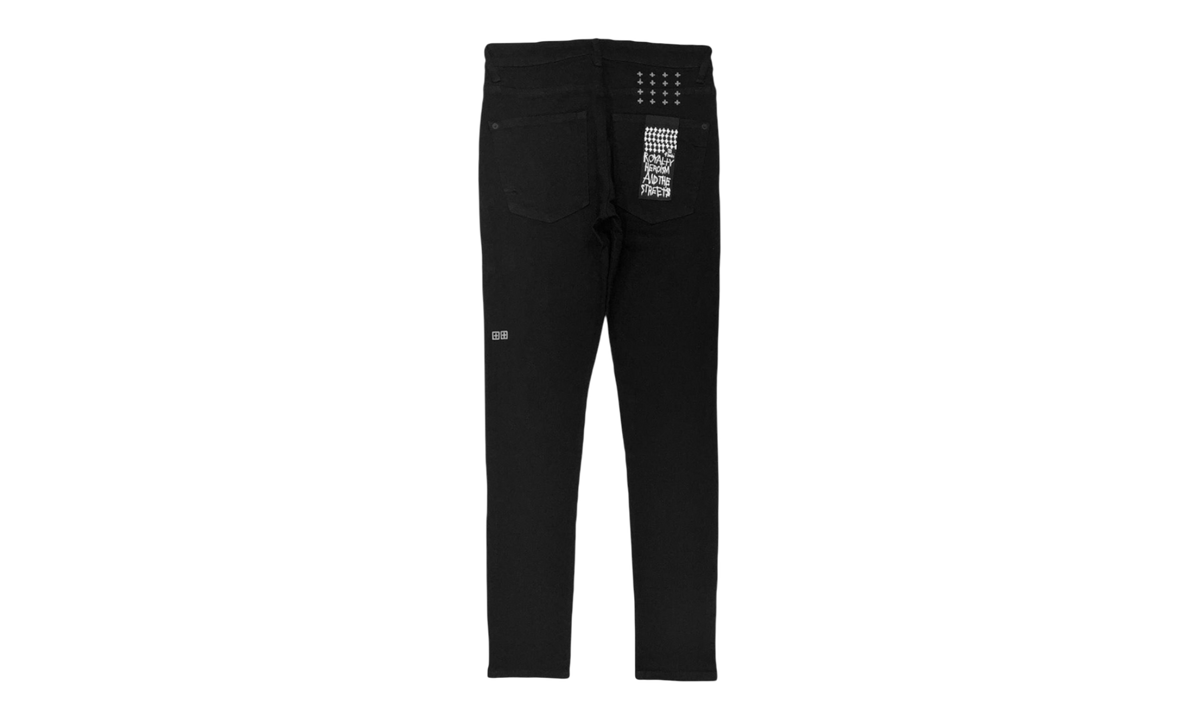 Ksubi Black Van Winkle Rebel Slice Jeans