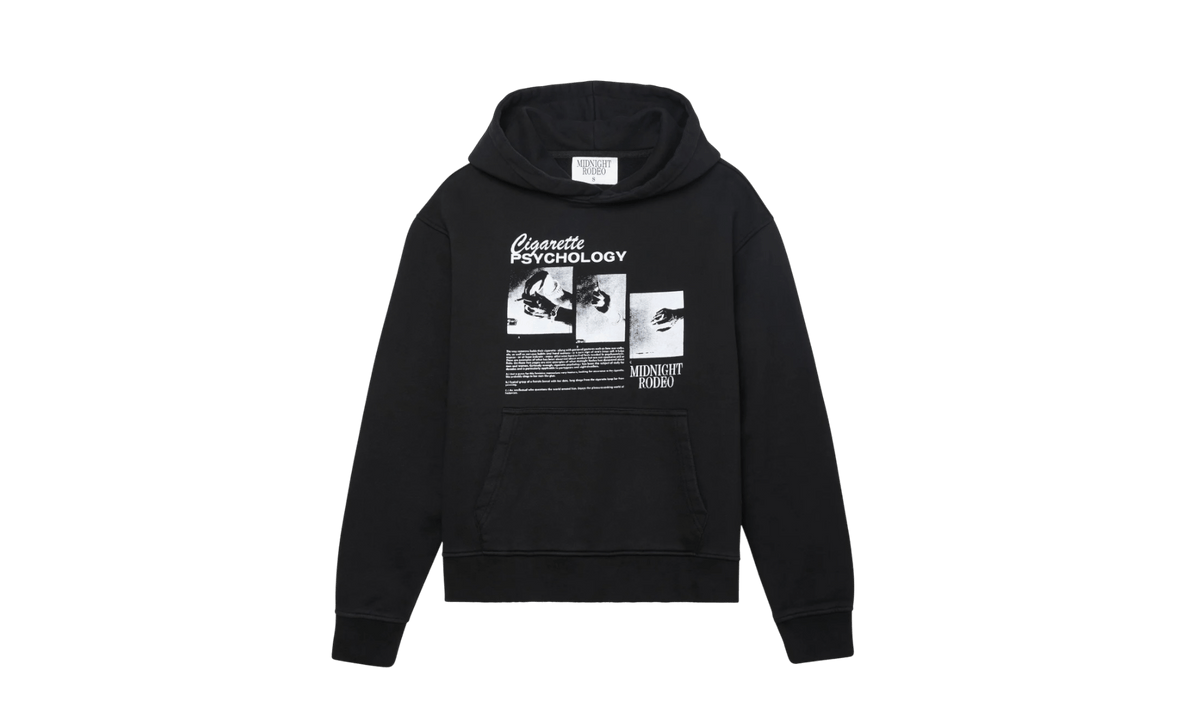 Midnight Rodeo Cigarette Psychology Black Hoodie