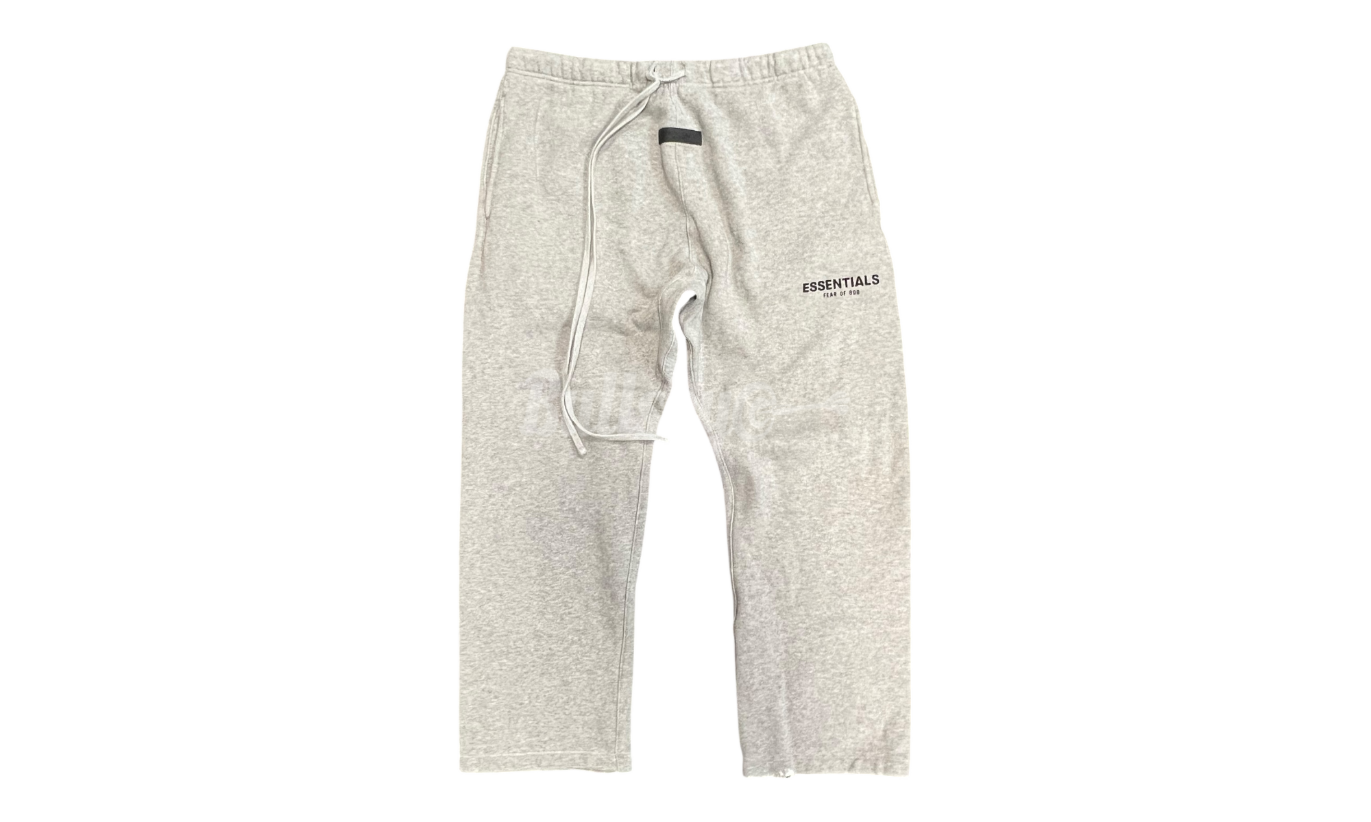 Fear of God Essentials Dark Heather Grey Relaxed Sweatpants (PreOwned) (Flawed)