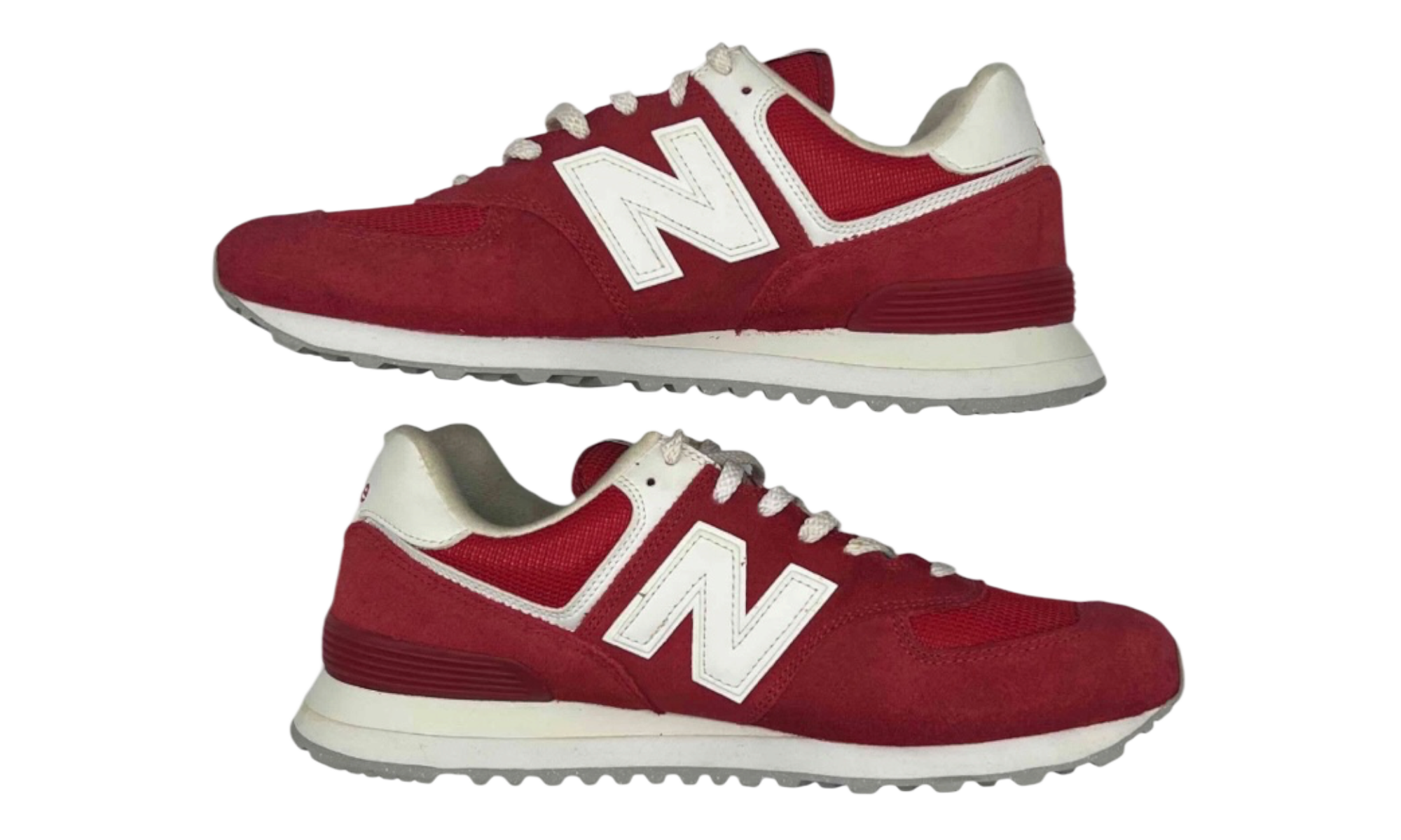 New Balance 574 Red White (PreOwned) (No Box)