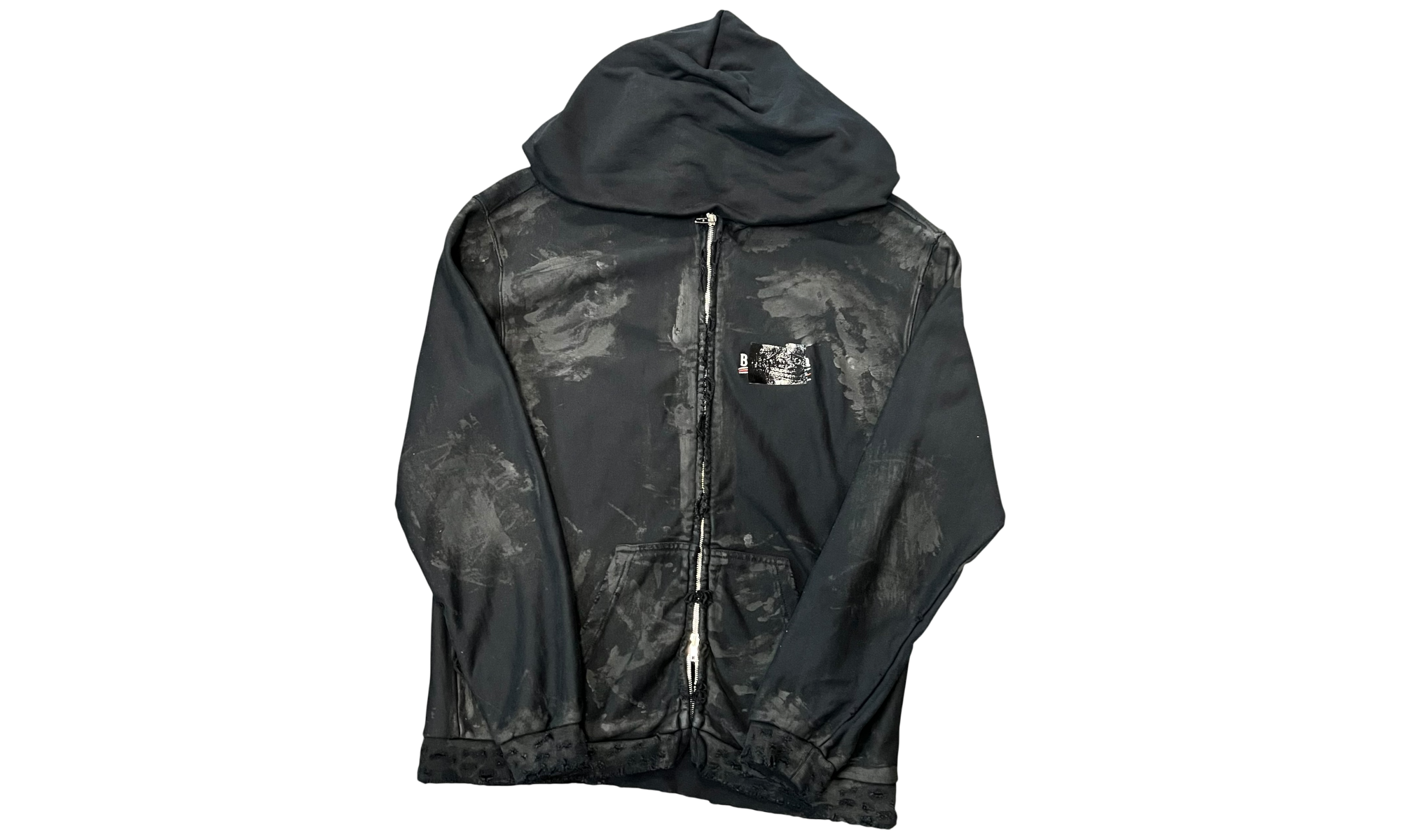 Balenciaga Gaffer Mudshow Black Hoodie (PreOwned)