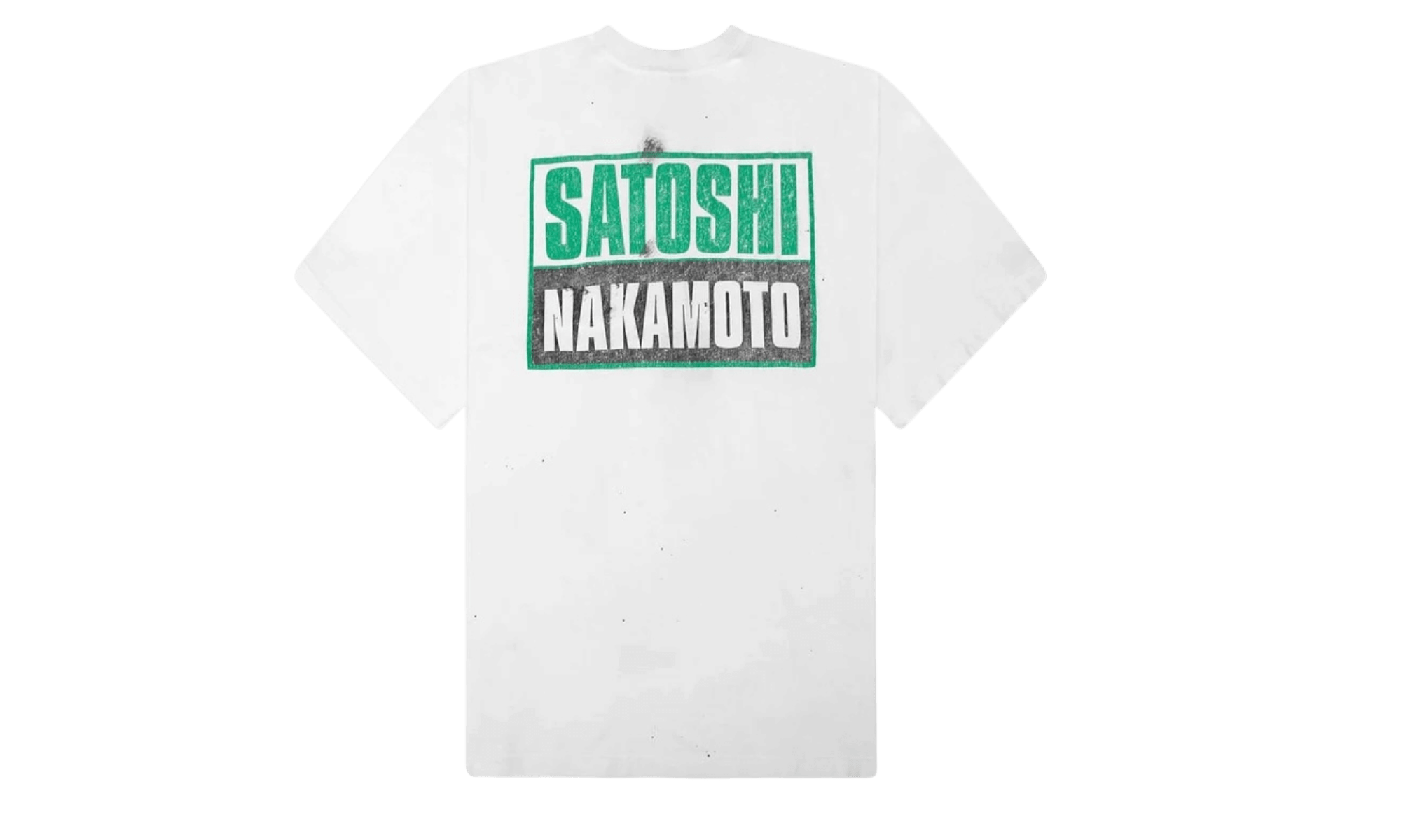 Satoshi Nakamoto Minute Man Press White T-Shirt