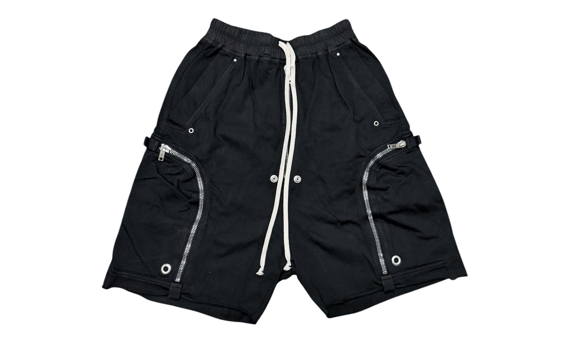 Rick Owens DRKSHDW Black Rig Bauhaus Pod Shorts