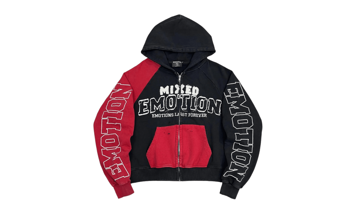 Mixed Emotion "Split Decision" Red Hoodie