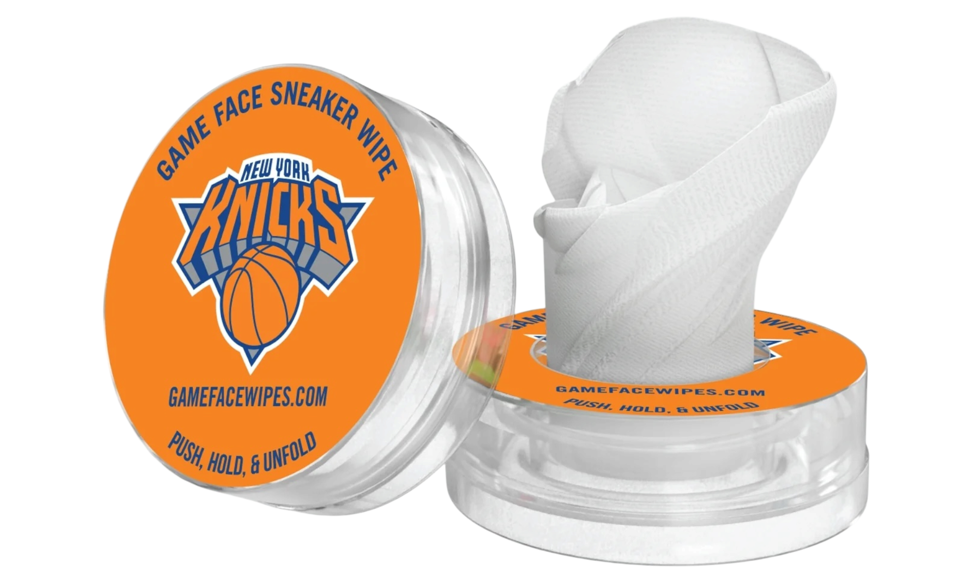 Game Face Kicks On-The-Go Sneaker Cleaning Wipes Knicks