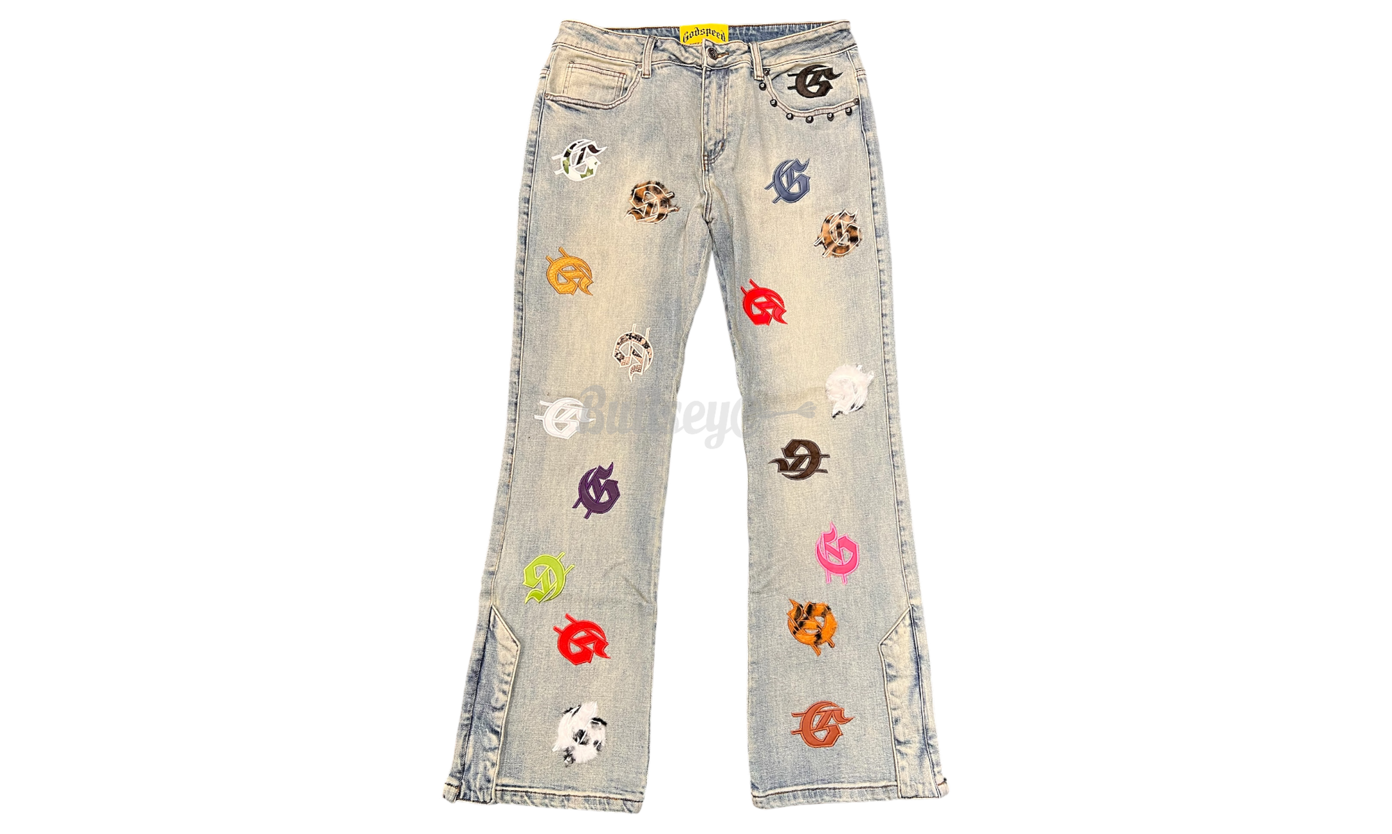 Godspeed Infinity Multi-Color Denim Blue Jeans