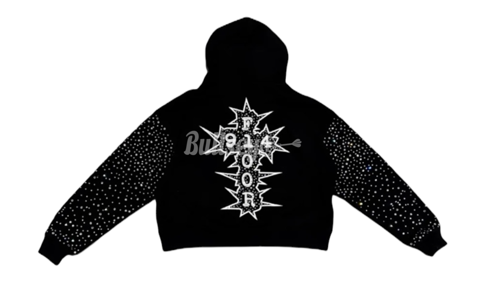 Floor 914 Chromatic Black Zip-Up Hoodie