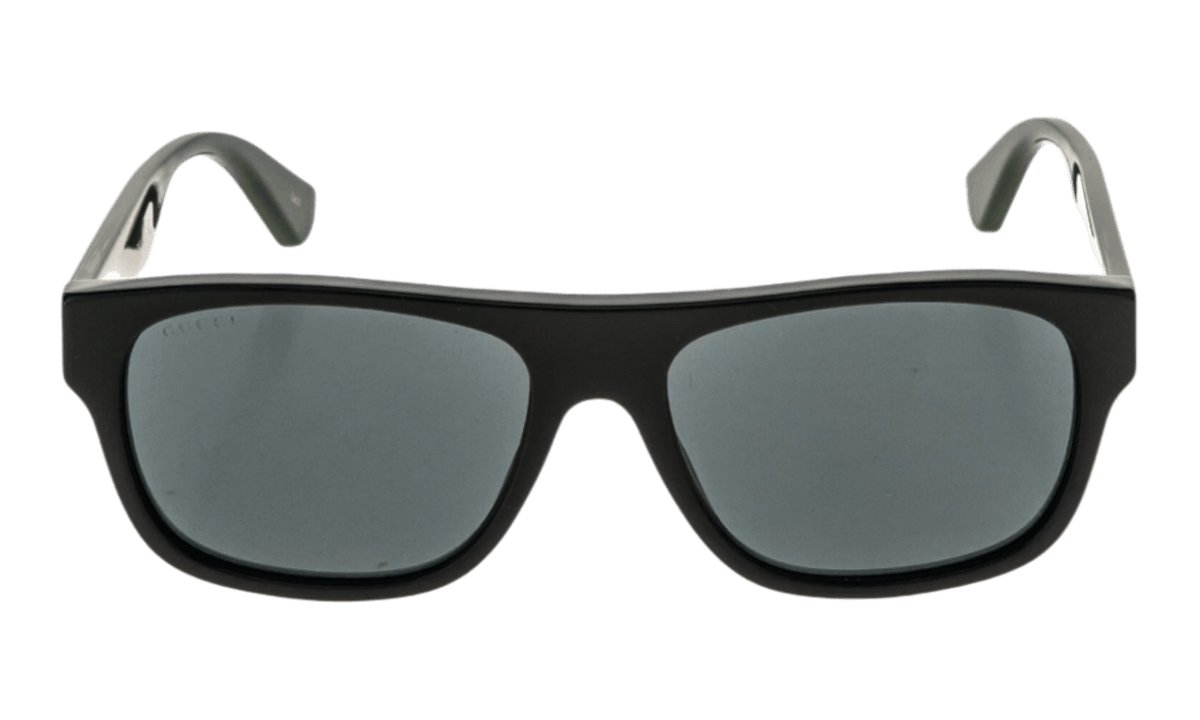 Gucci Rectangle Frame Sunglasses Black/Green (GG0926S-006-FR)