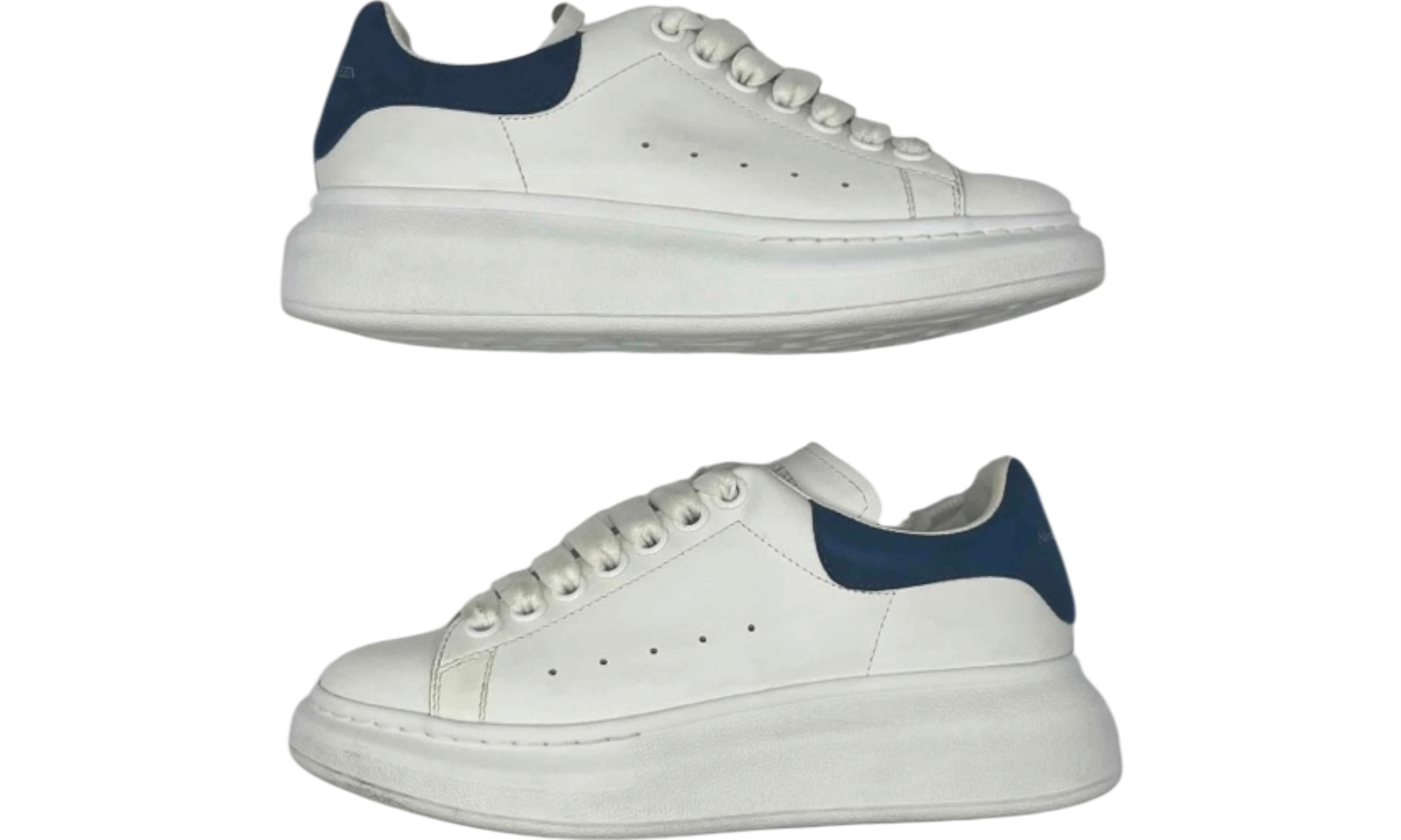 Alexander McQueen Oversized Sneaker White Paris Blue (Kids)