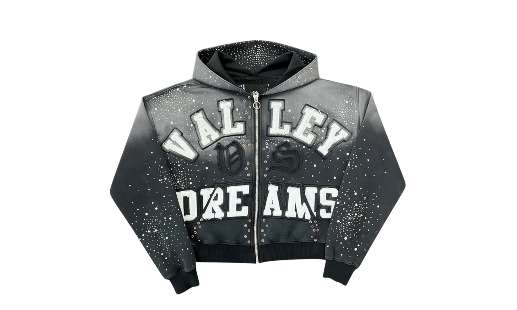Vale Forever Classico Zip Up Hoodie Black (PreOwned)