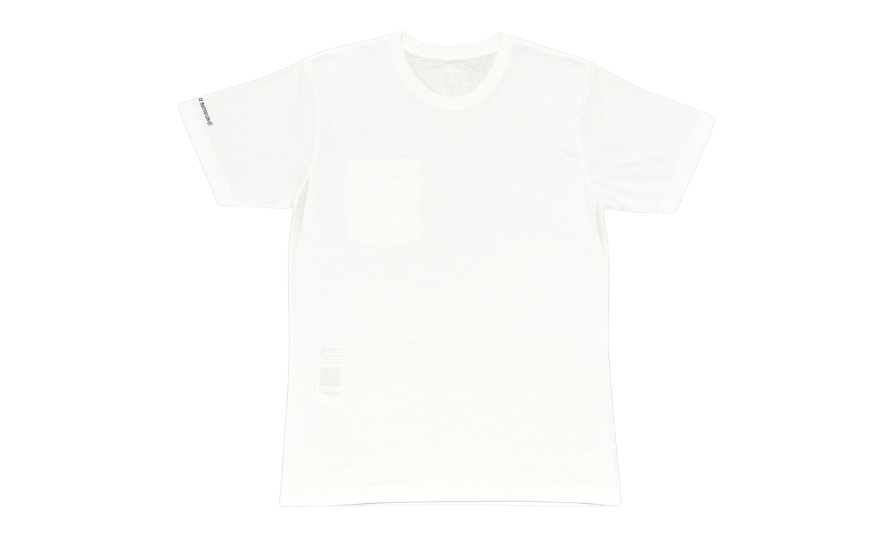 Chrome Hearts Neck Letters White T-Shirt