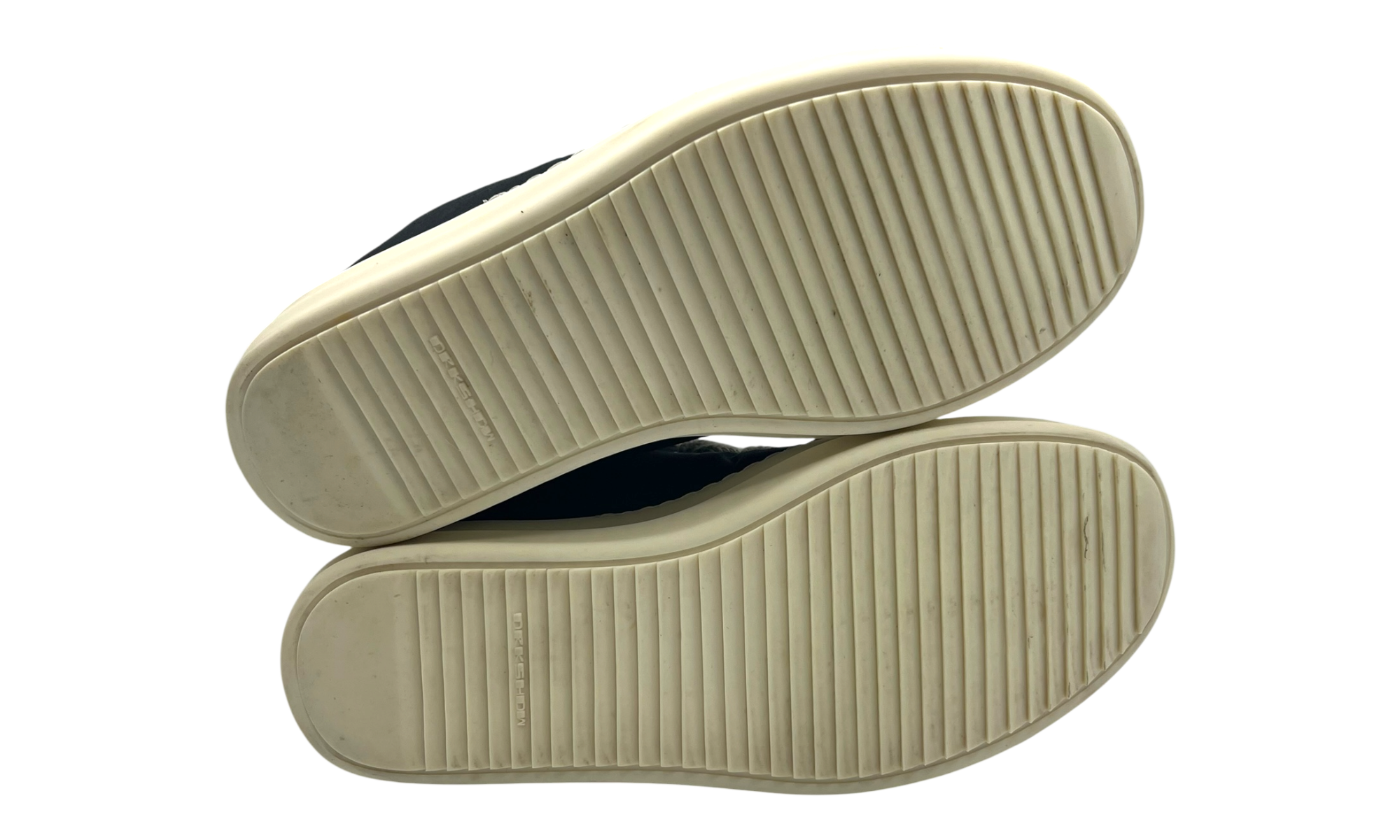 Rick Owens DRKSHDW Jumbo Lace Black/Milk Puffer Sneakers (PreOwned) (Flawed) (No Box)