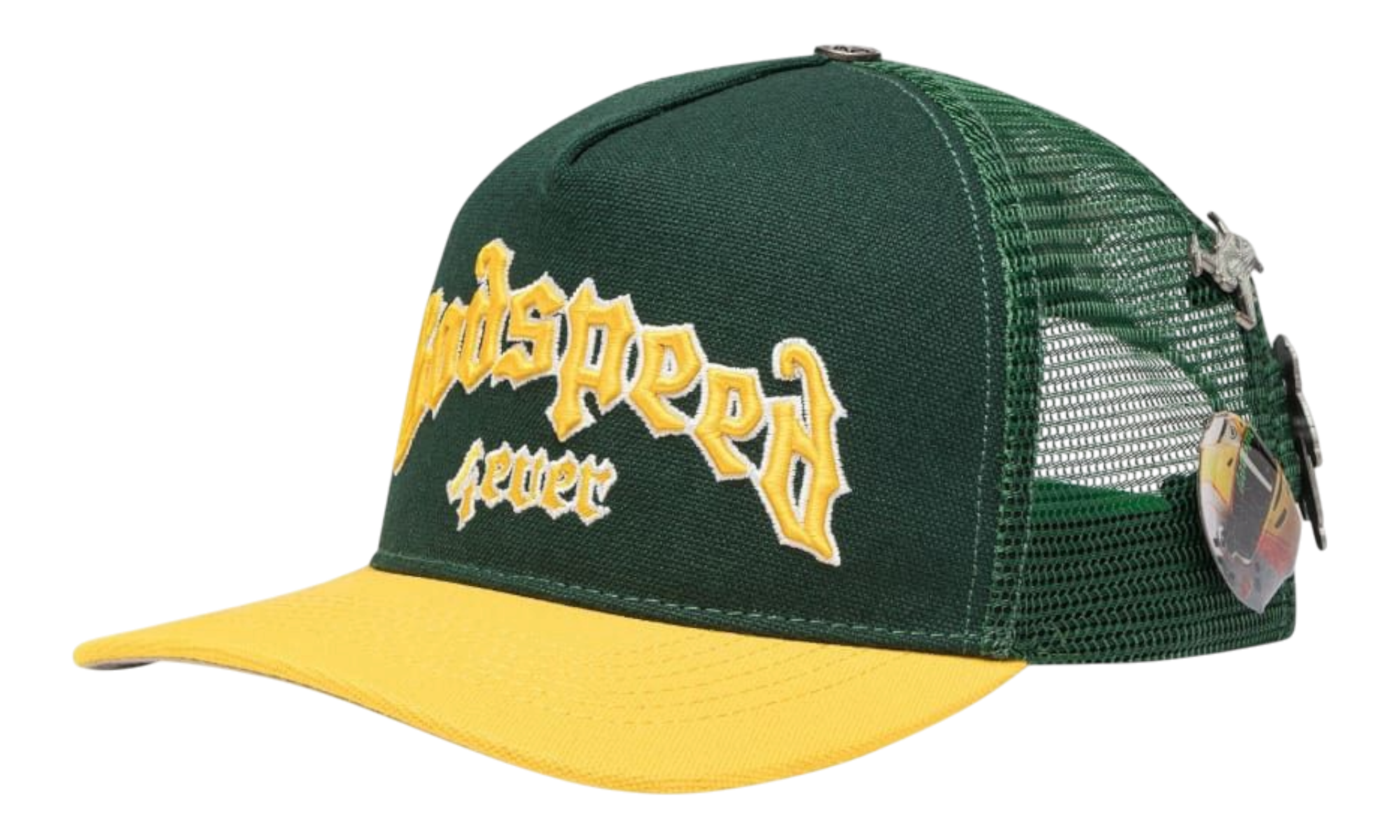 Godspeed Forever Trucker Hat Green/Yellow