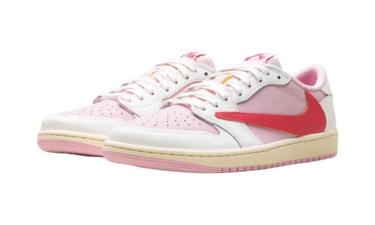 Jordan 1 Retro Low OG SP Travis Scott Sail Tropical Pink