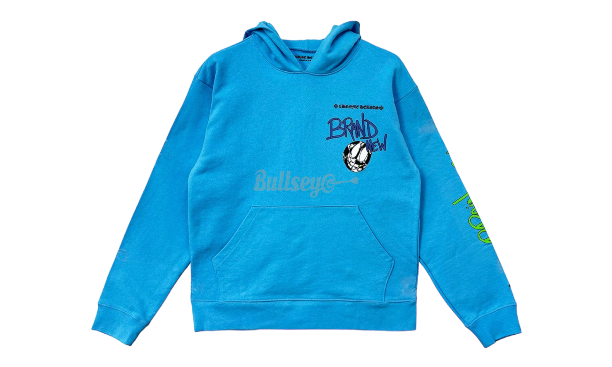 Chrome Hearts Matty Boy Blue Brain New Hoodie (Flawed)