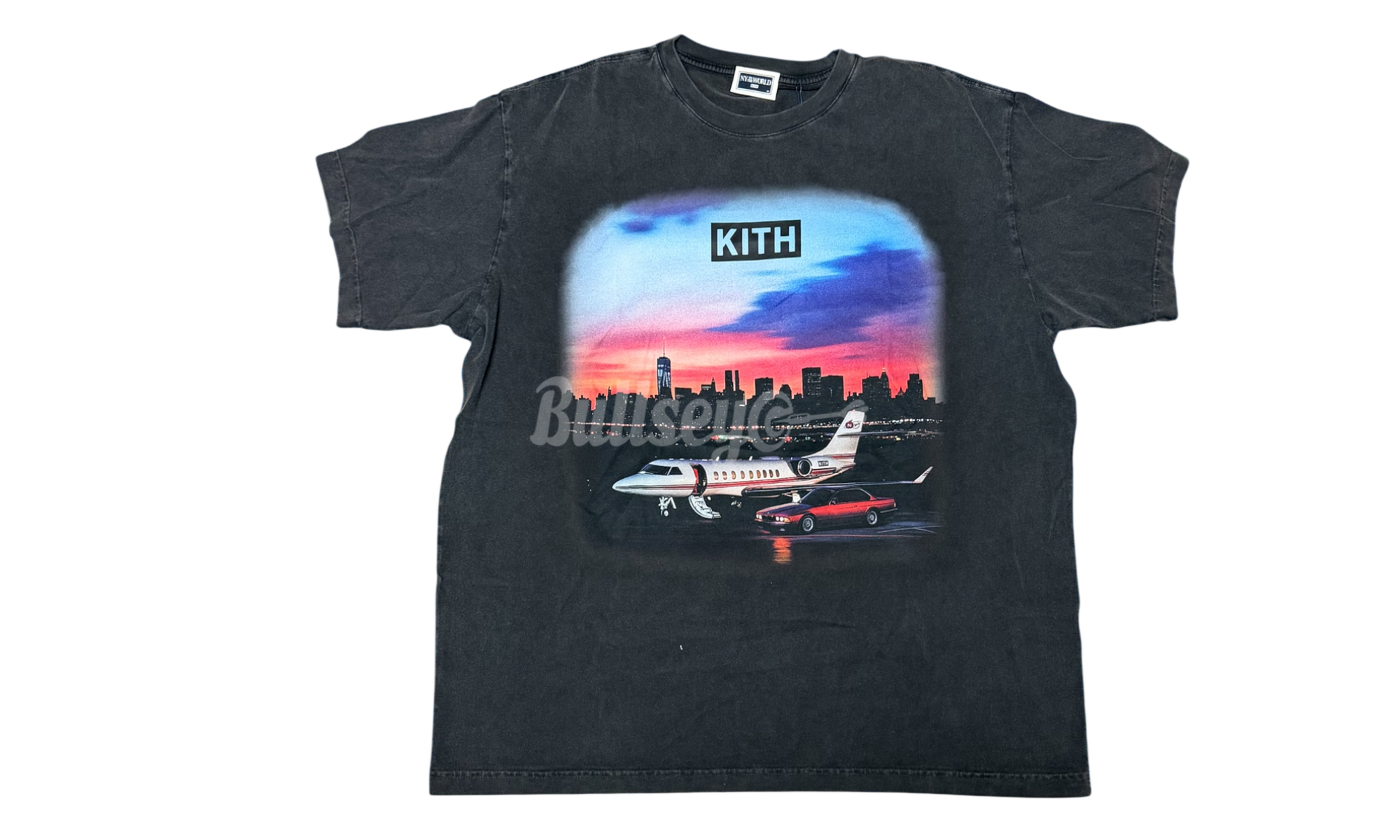 Kith NY To The World Vintage Black T-Shirt