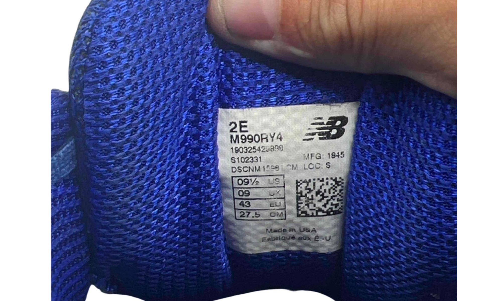 New Balance 990v4 MiUSA UV Blue (PreOwned) (No Box)