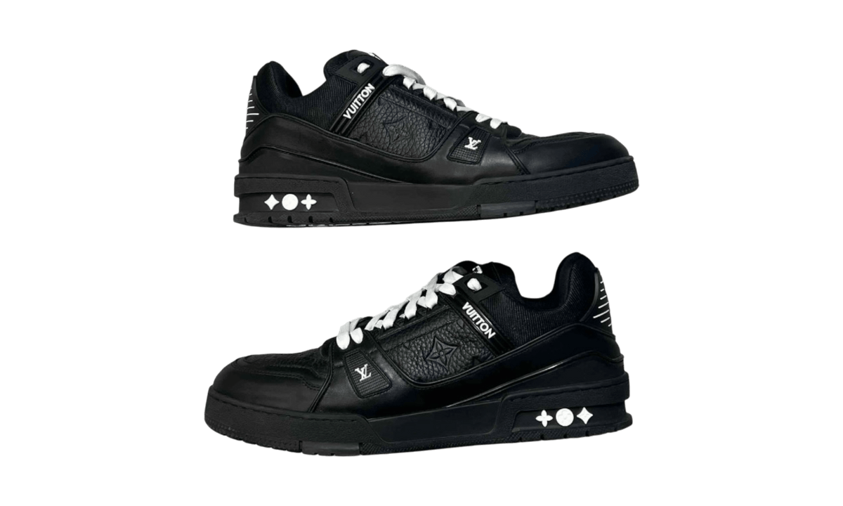Louis Vuitton Trainer Black Embossed Monogram (PreOwned)
