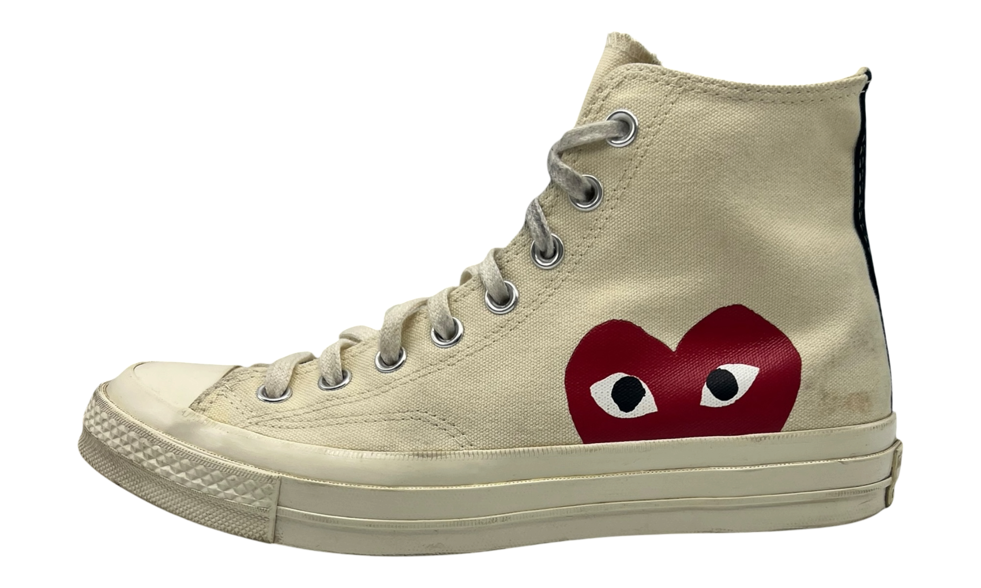 Converse Chuck Taylor All Star 70 Hi Comme des Garcons PLAY White (Preowned)