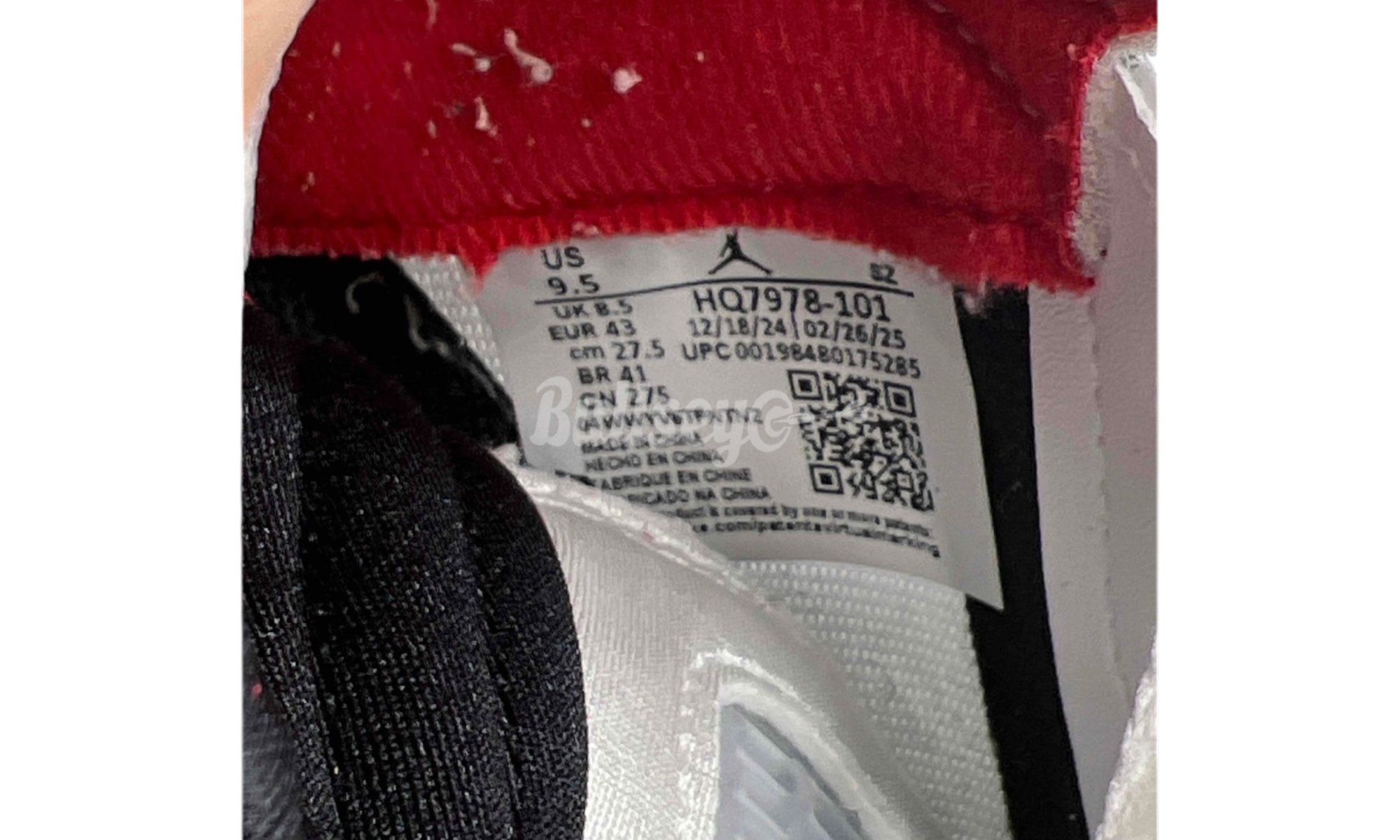 Jordan 5 Retro Fire Red Black Tongue (2025) (PreOwned)