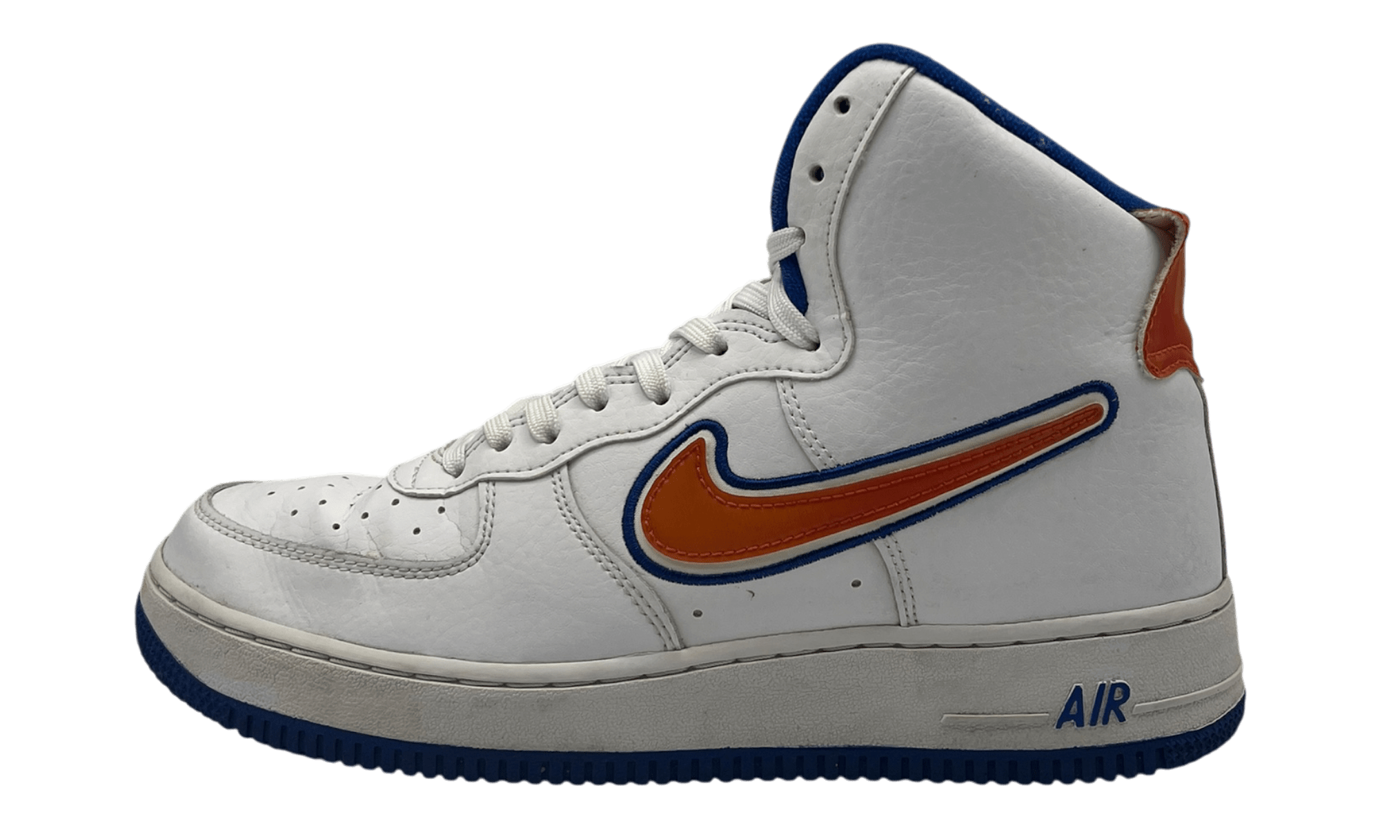 Nike Air Force 1 High Sport NBA White Team Orange Game Royal (PreOwned) (No Box)