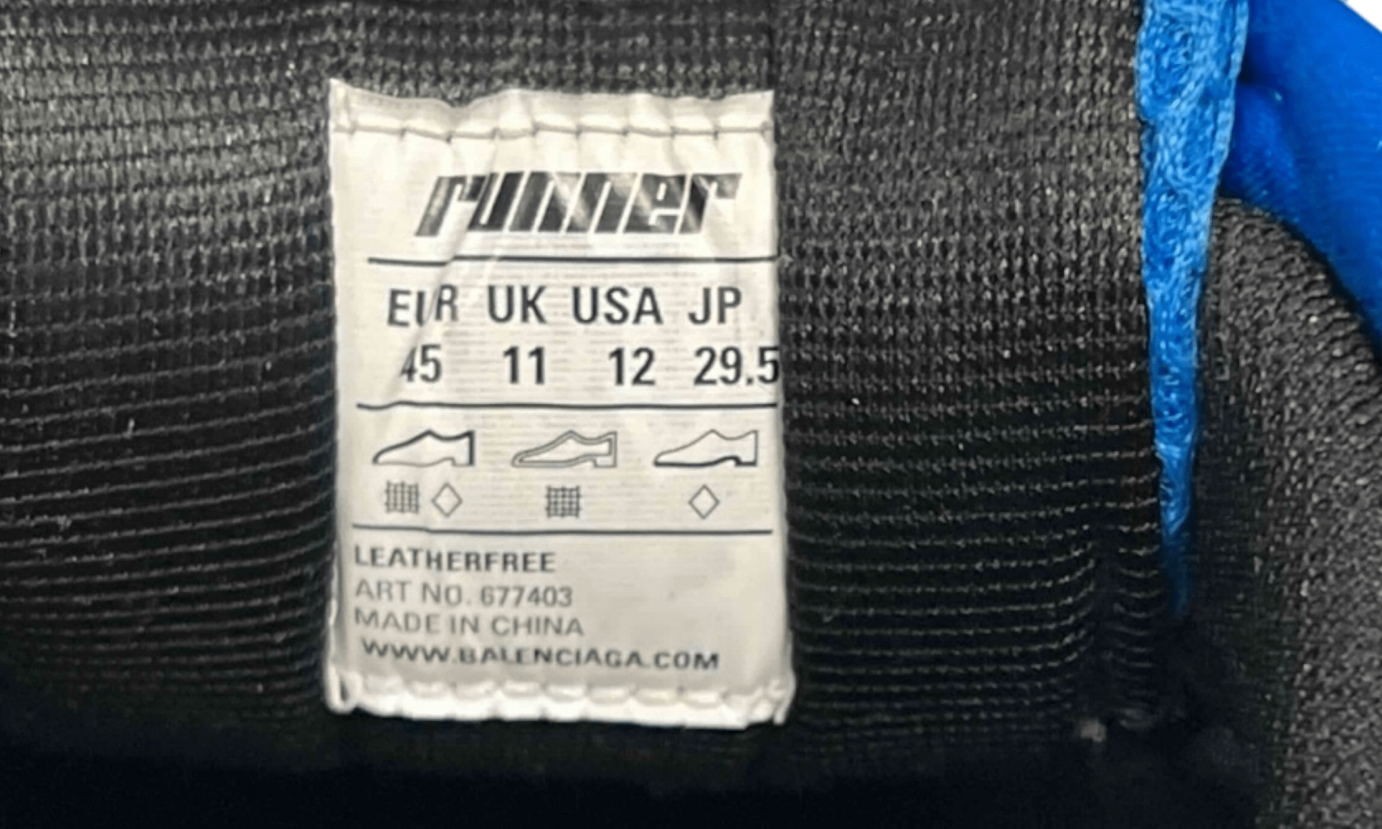 Balenciaga Runner Blue Grey (PreOwned)
